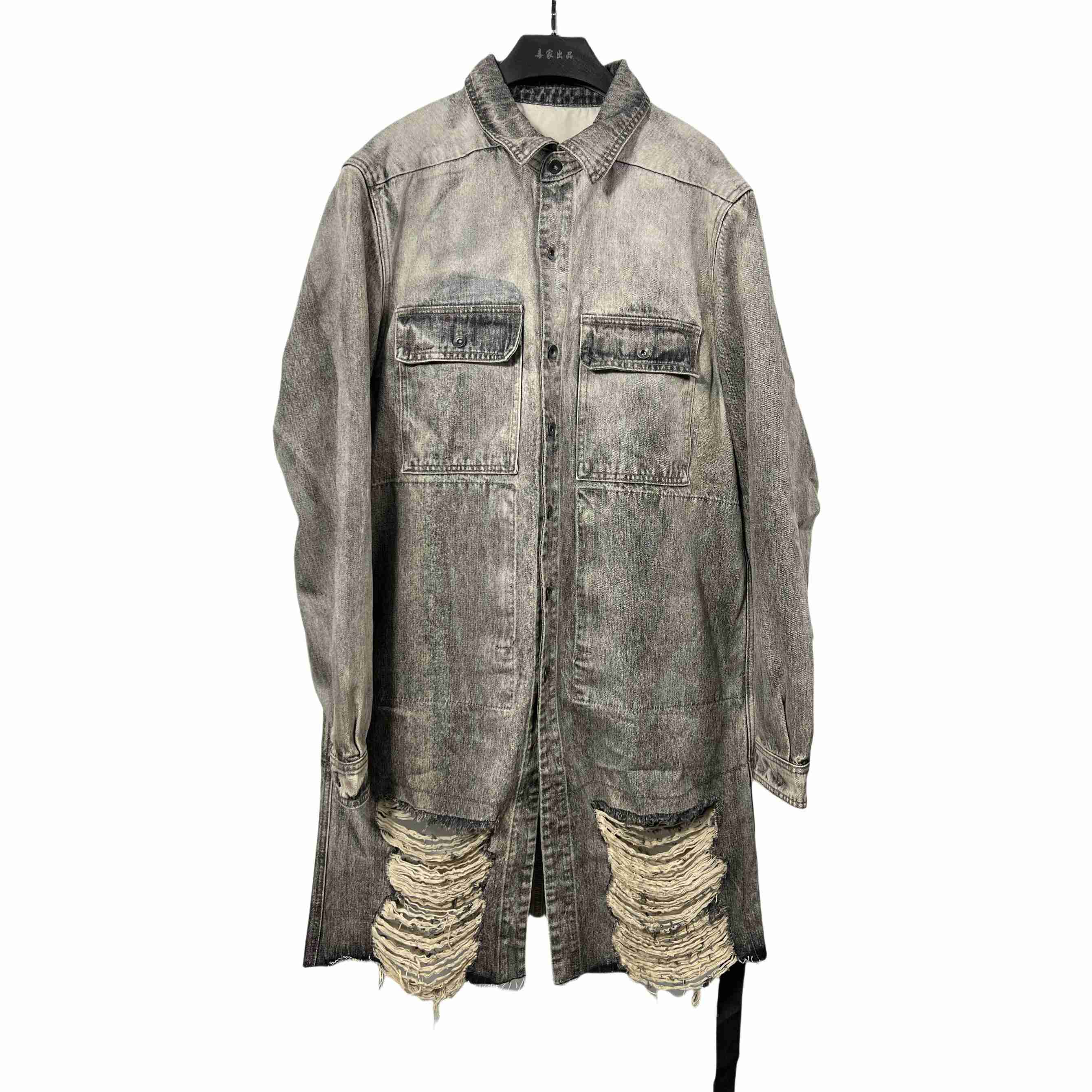 Rick Owens Drkshdw Denim Outershirt - PerfectKickZ
