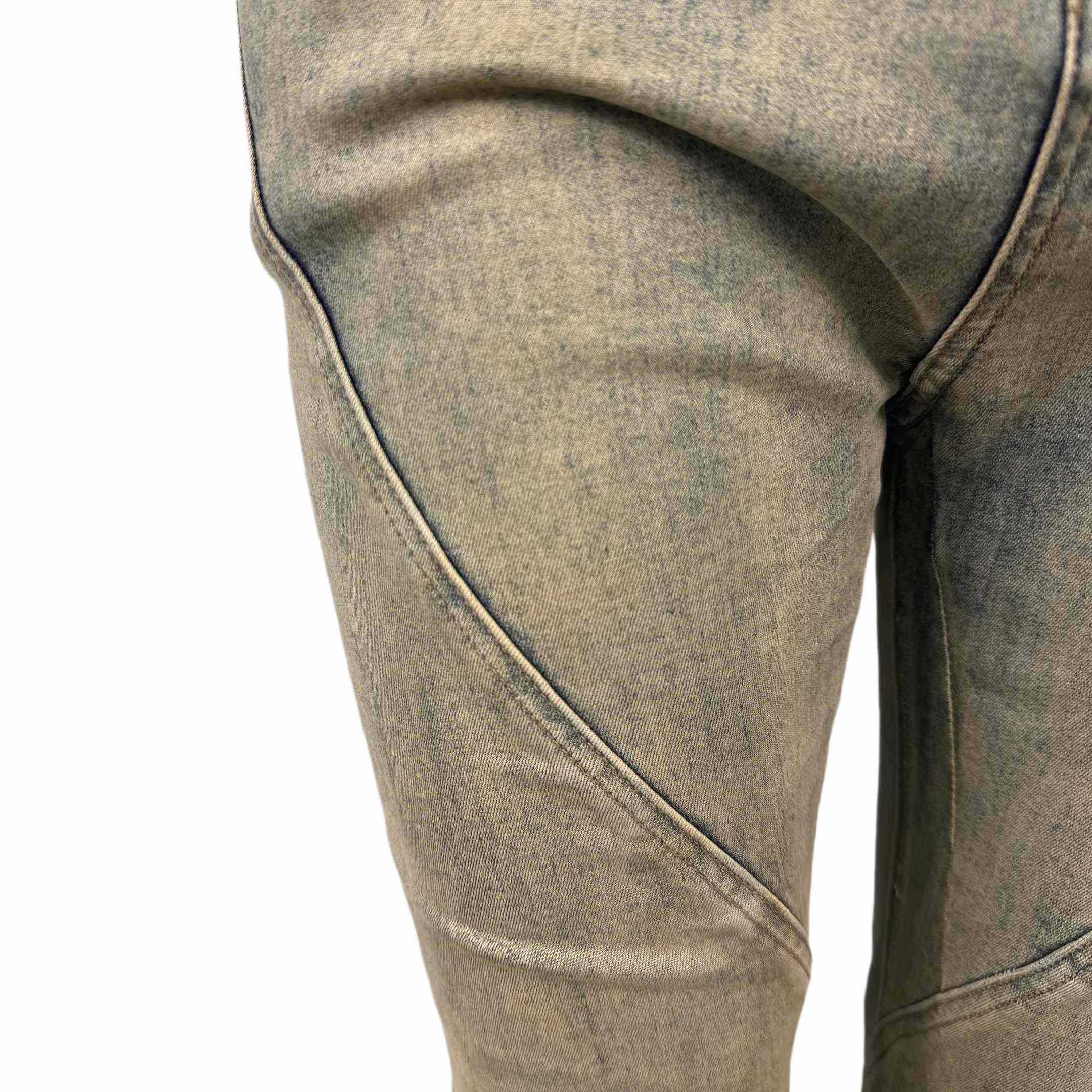 Rick Owens DRKSHDW Gray Porterville Bias Bootcut Jeans - PerfectKickZ