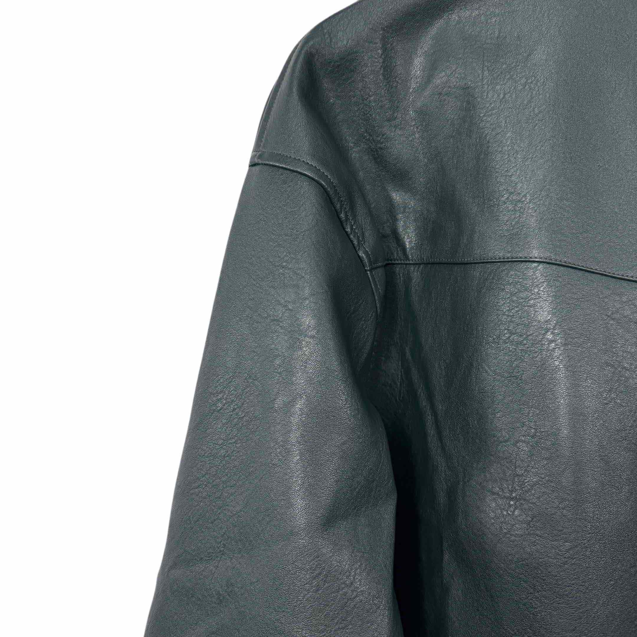 Enfants Riches Deprimes Green Western Leather Jacket - PerfectKickZ