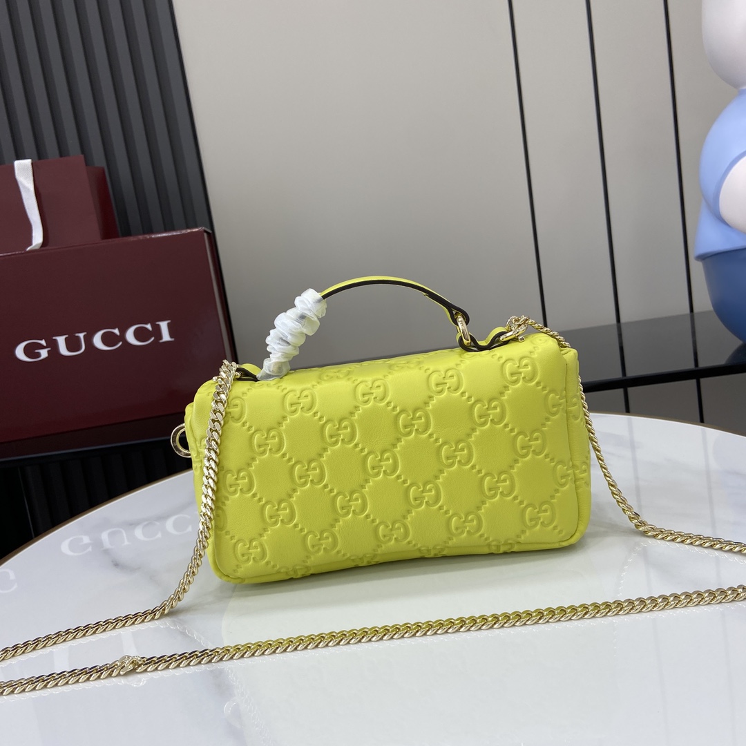 Gucci GG Milano Mini Top Handle Bag - PerfectKickZ