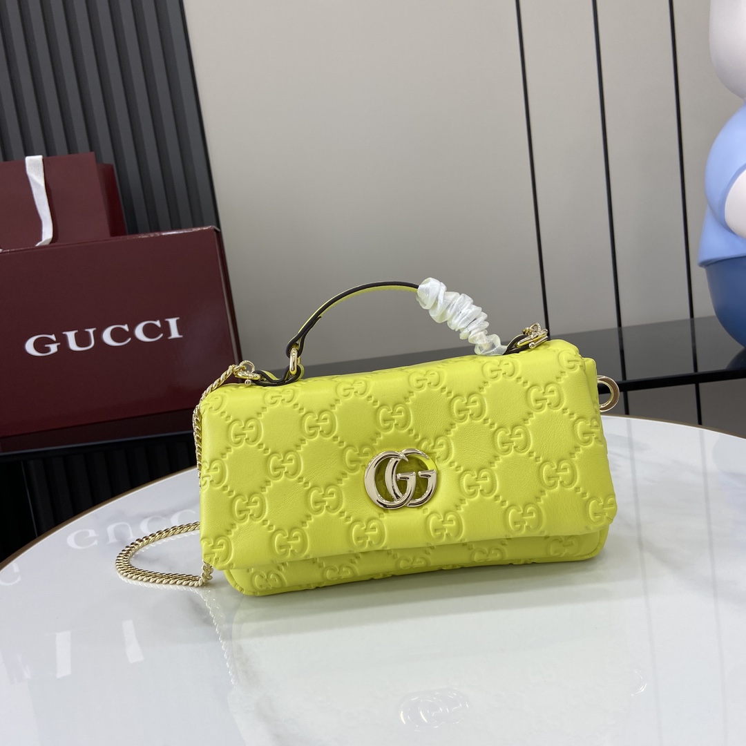 Gucci GG Milano Mini Top Handle Bag - PerfectKickZ