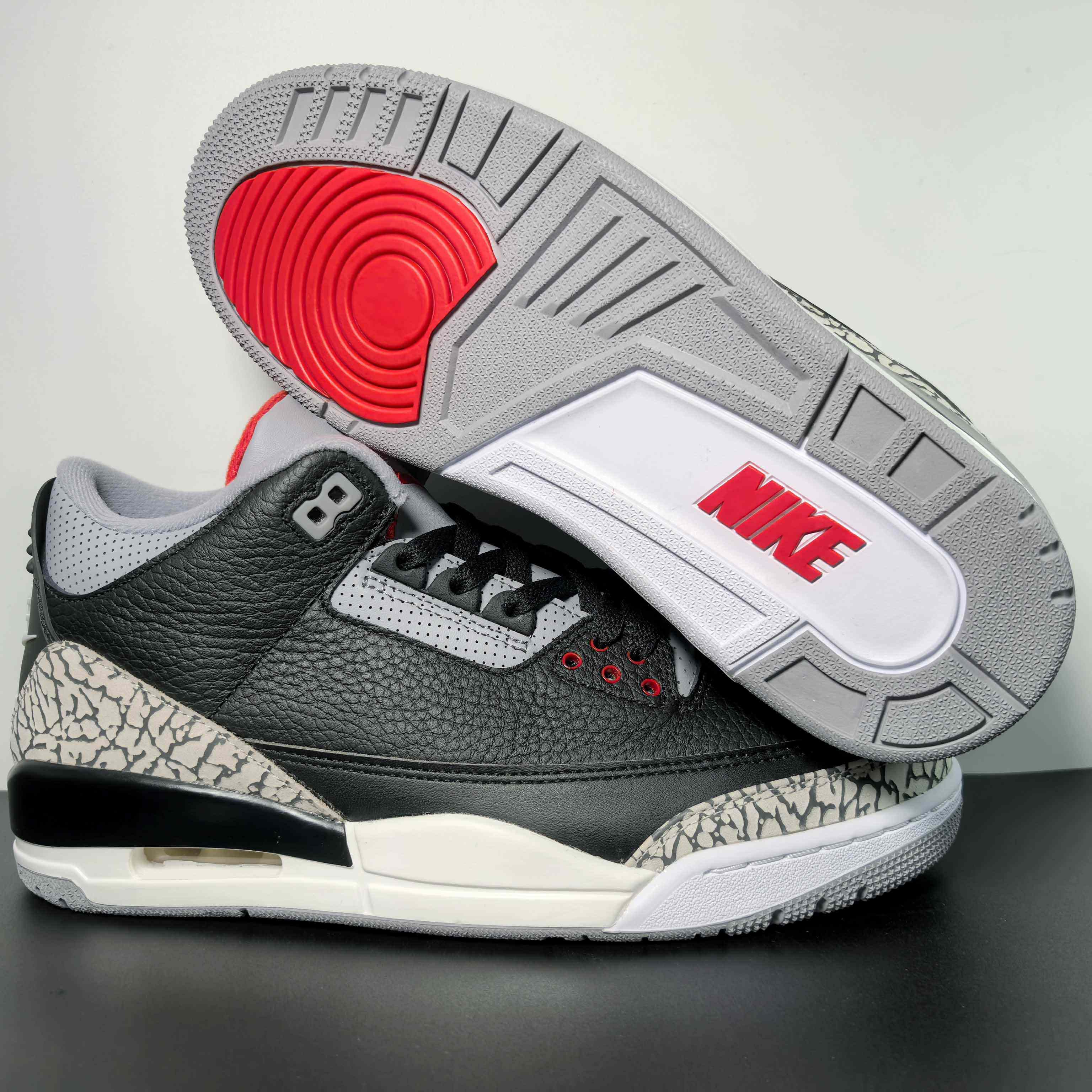 Air Jordan 3 OG “Black Cement Basketball Shoes     854262-001  - PerfectKickZ