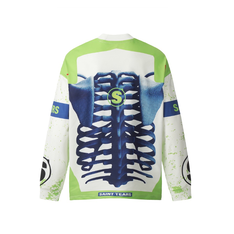 Saint Michael Printed Long Sleeve T-Shirt - PerfectKickZ