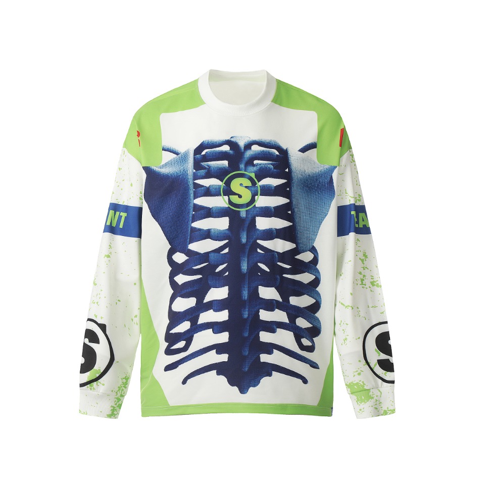 Saint Michael Printed Long Sleeve T-Shirt - PerfectKickZ