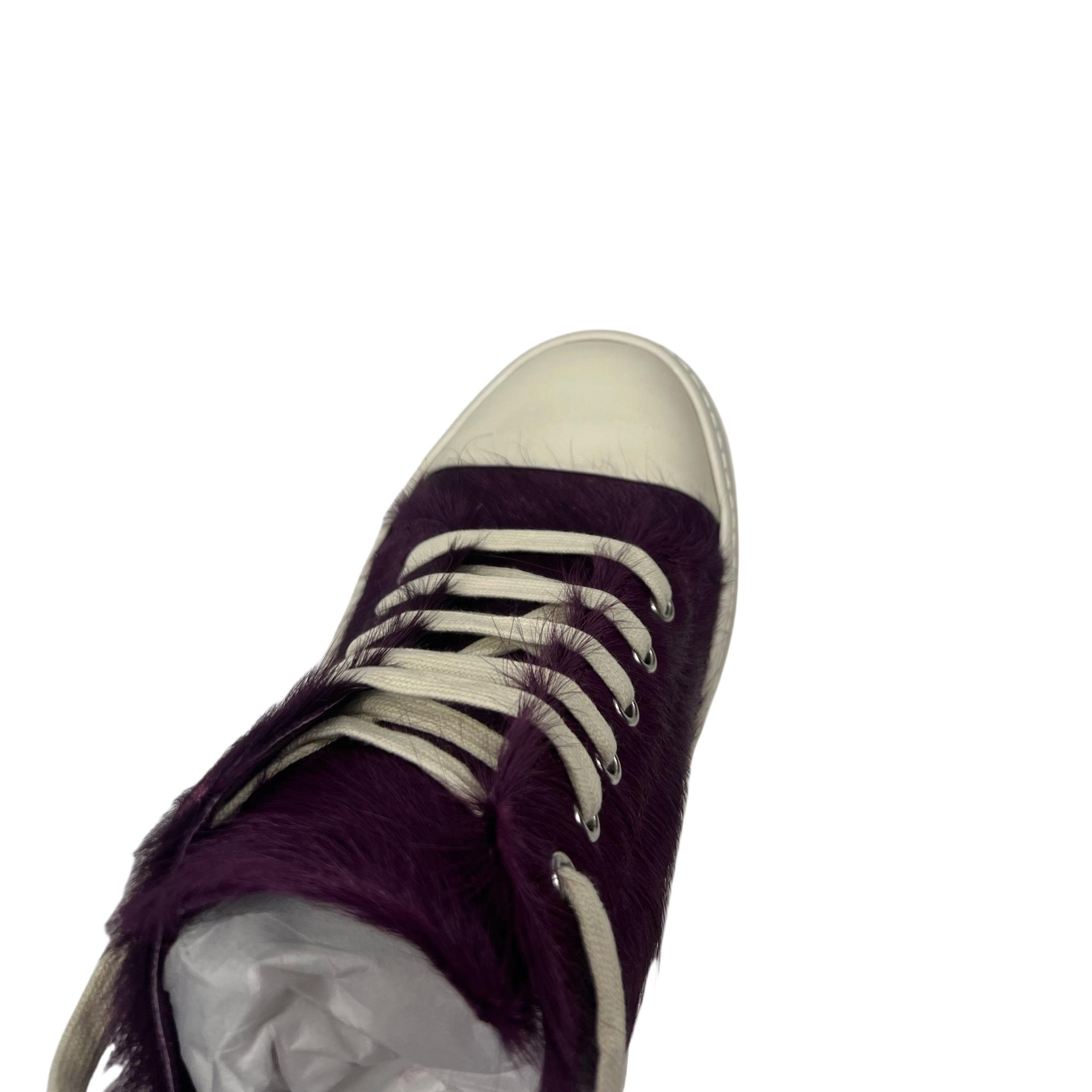 Rick Owens Luxor Low 'Amethyst Pony' Sneakers - 