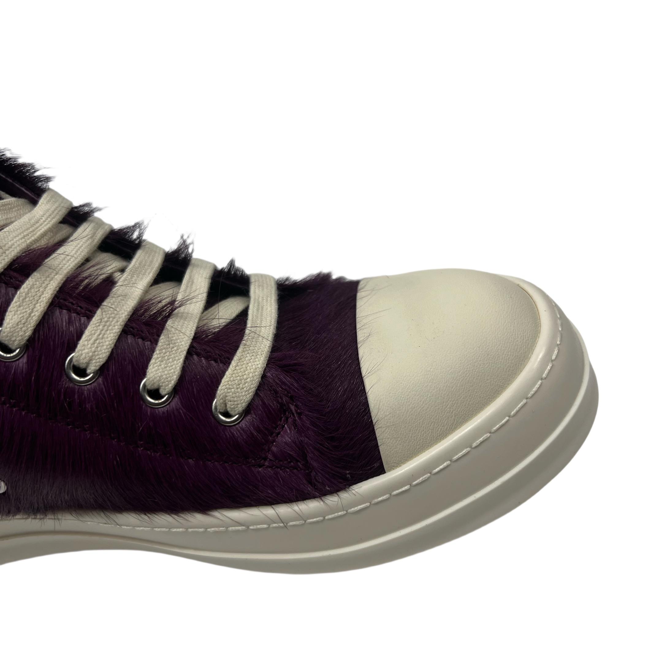 Rick Owens Luxor Low 'Amethyst Pony' Sneakers - 