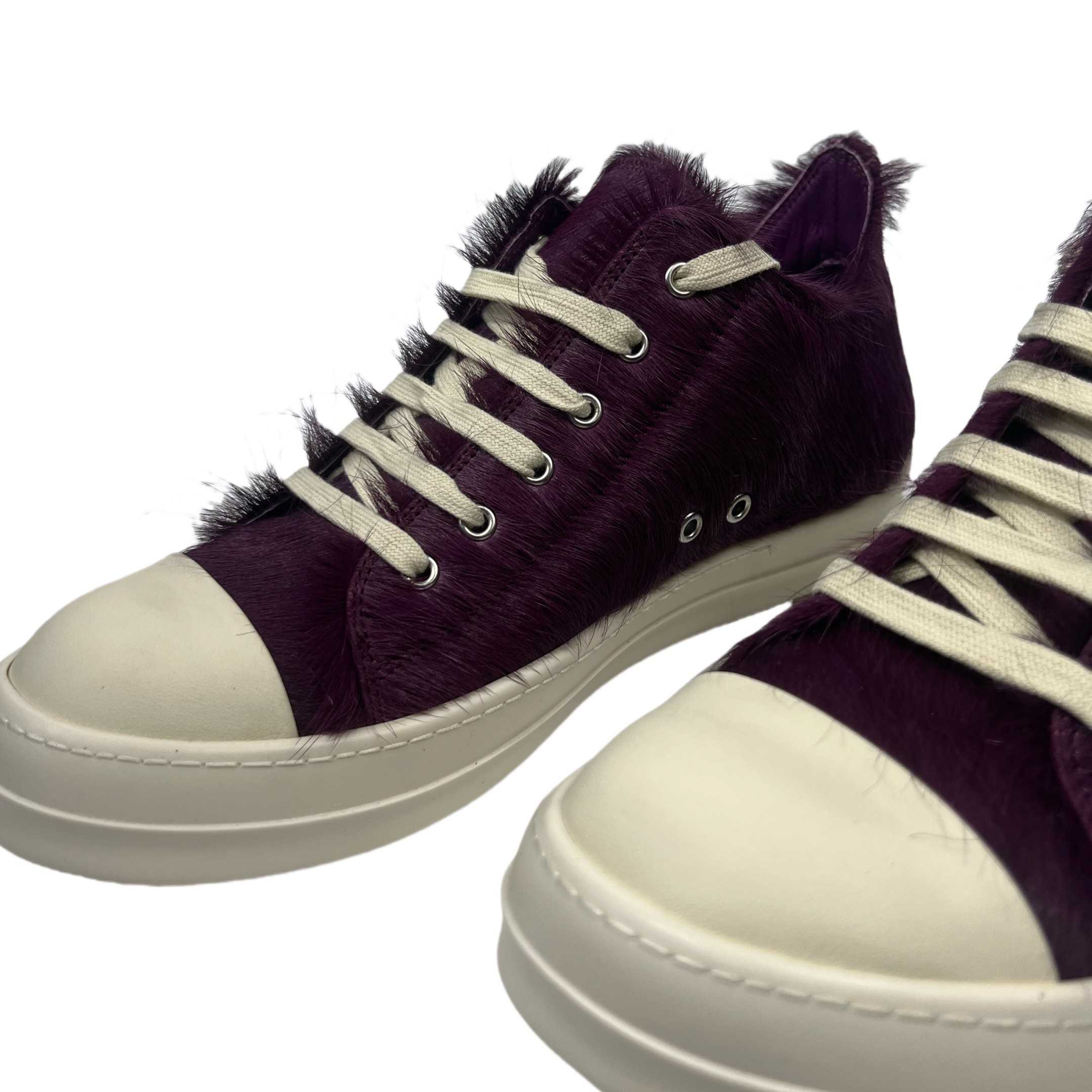 Rick Owens Luxor Low 'Amethyst Pony' Sneakers - 