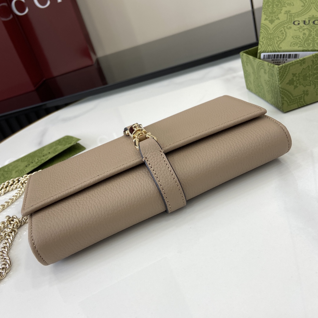 Gucci Jackie 1961 Chain Wallet - PerfectKickZ