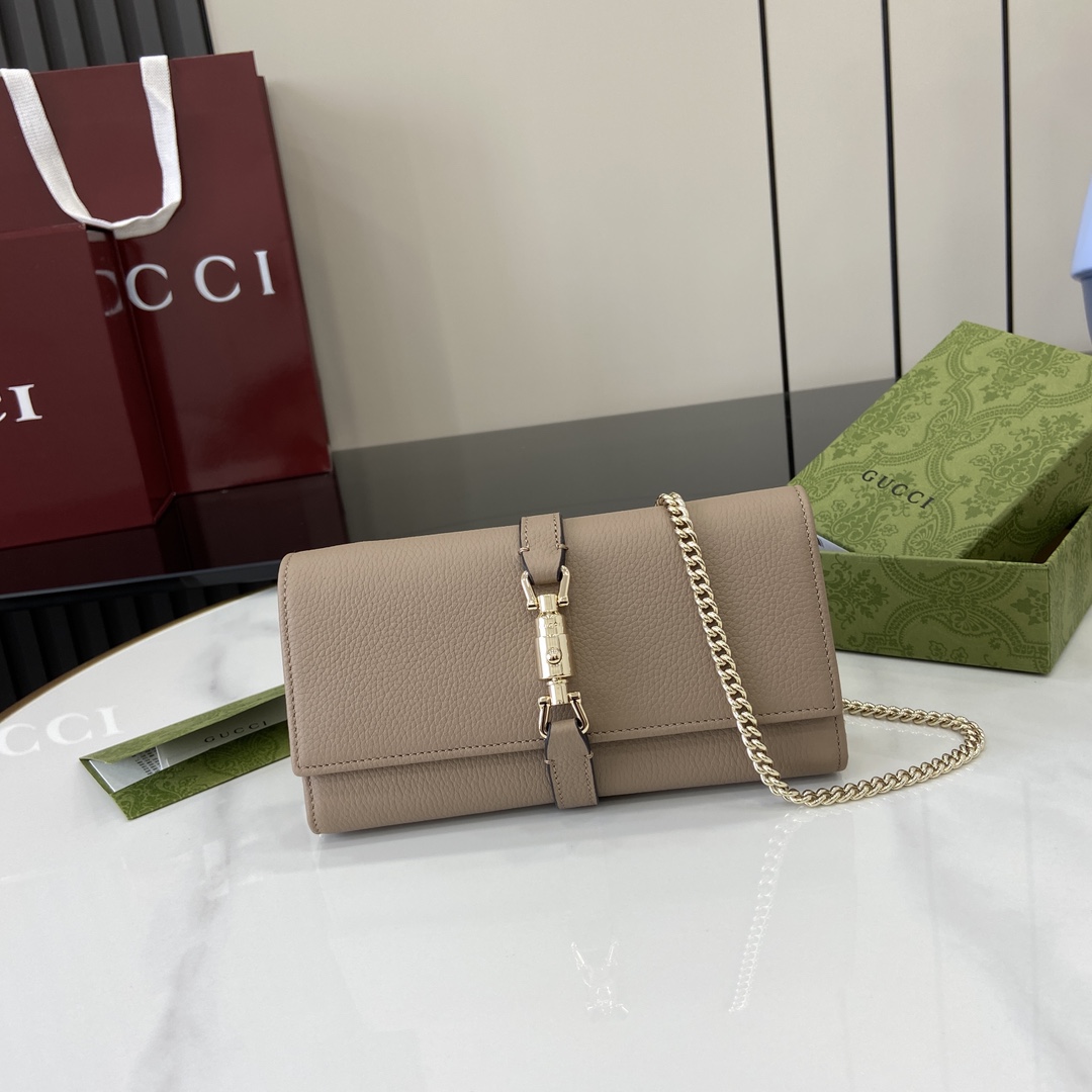 Gucci Jackie 1961 Chain Wallet - PerfectKickZ