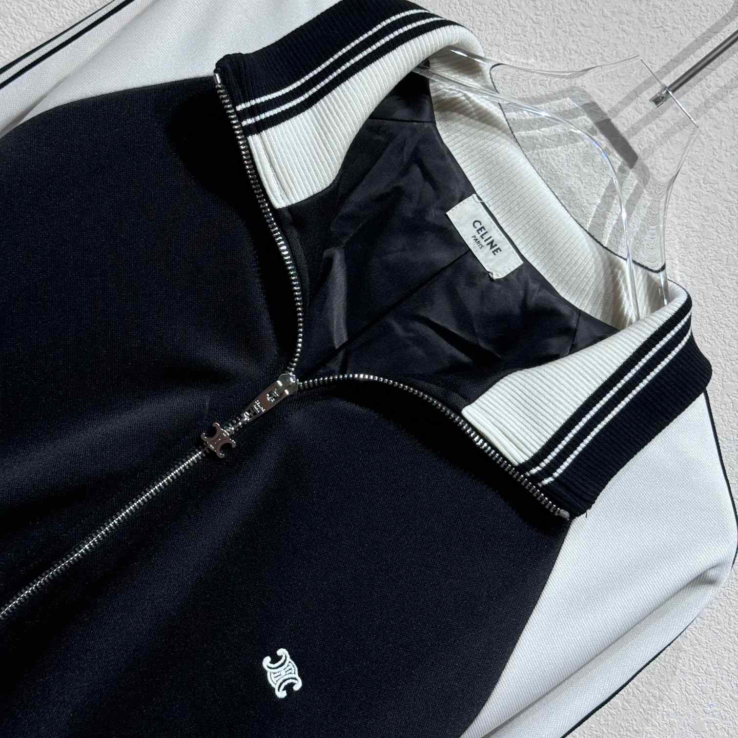 Celine Tracksuit Jacket In Double Face Jersey - 