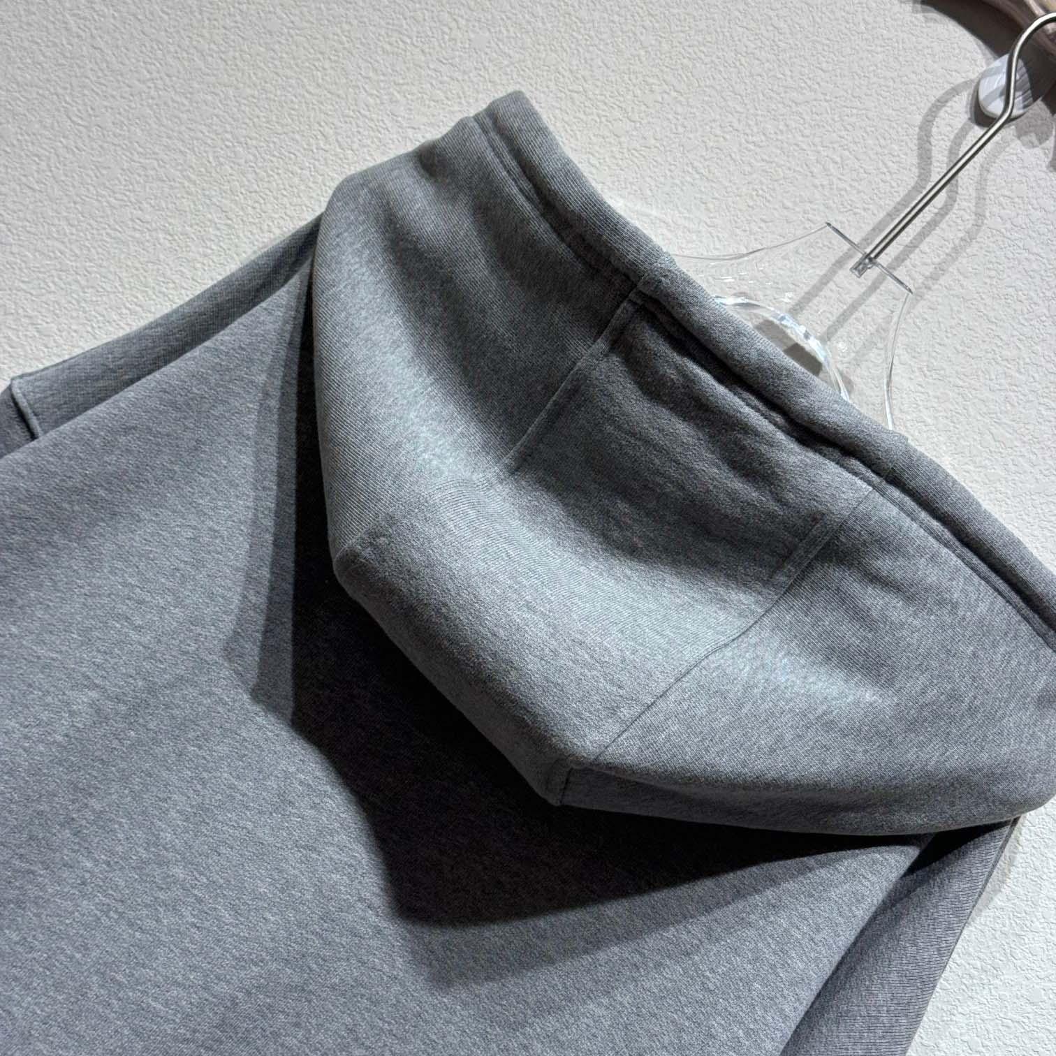 Loewe Relaxed fit Hoodie In Cotton Grey - PerfectKickZ