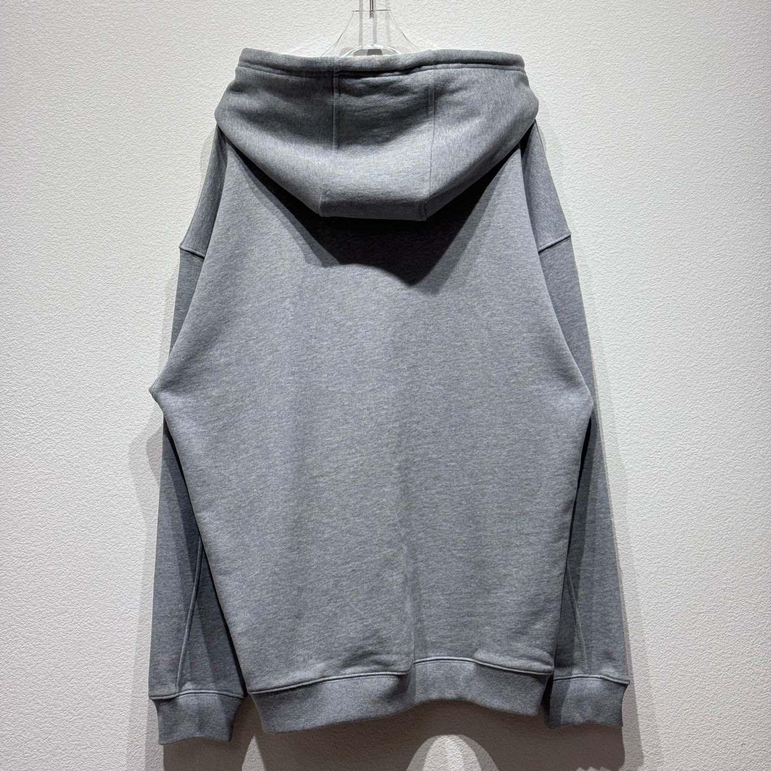 Loewe Relaxed fit Hoodie In Cotton Grey - PerfectKickZ