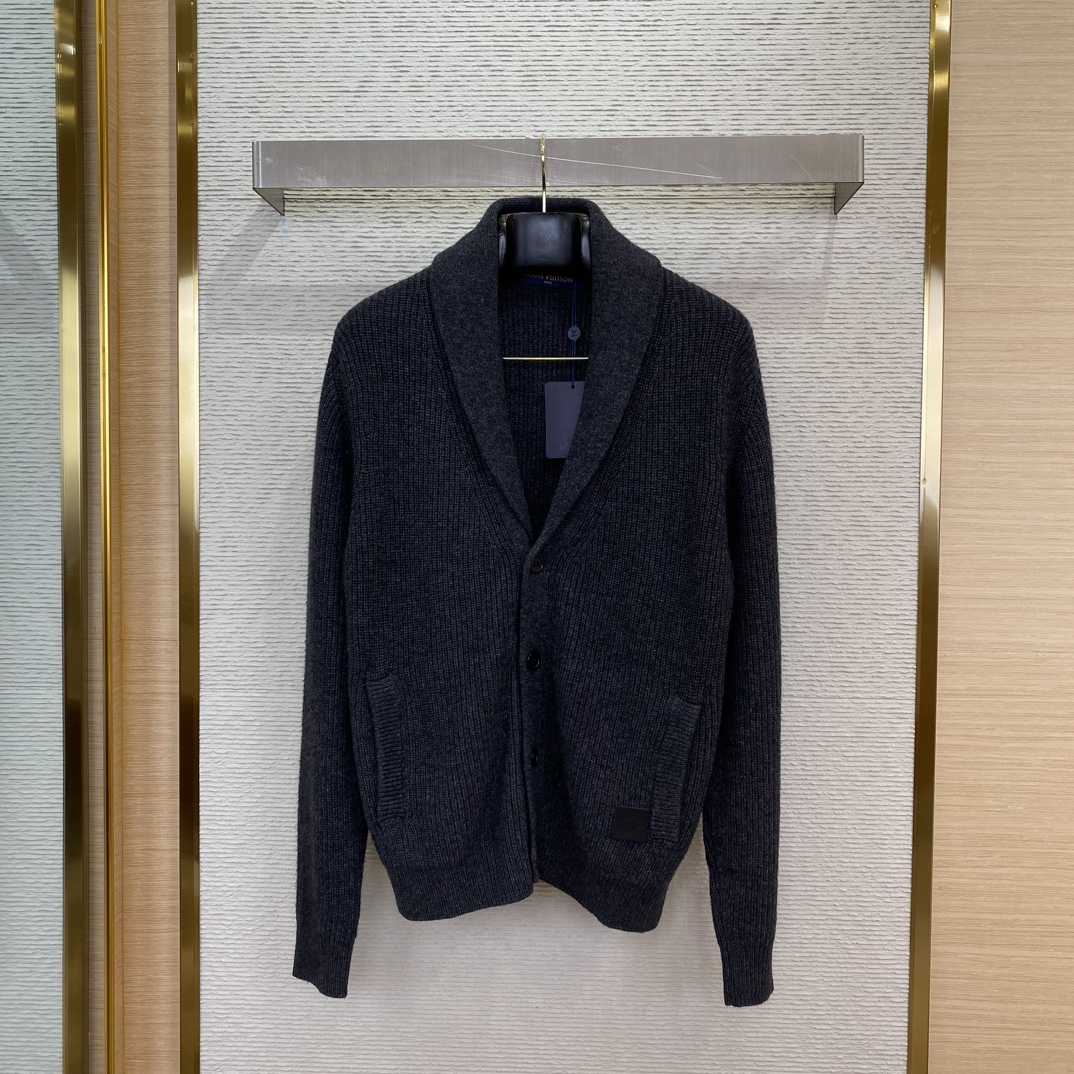 Louis Vuitton Cashmere Blend Shawl Collar Cardigan   1AFWBP - PerfectKickZ