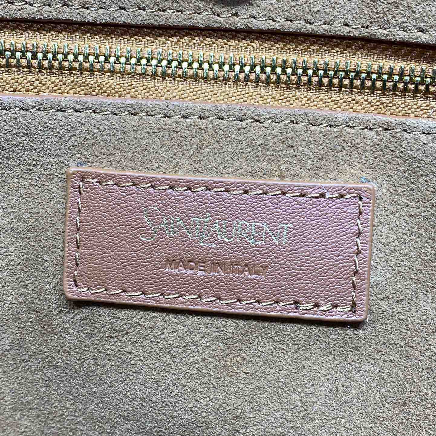 Saint Laurent Y Tote In Leather - PerfectKickZ