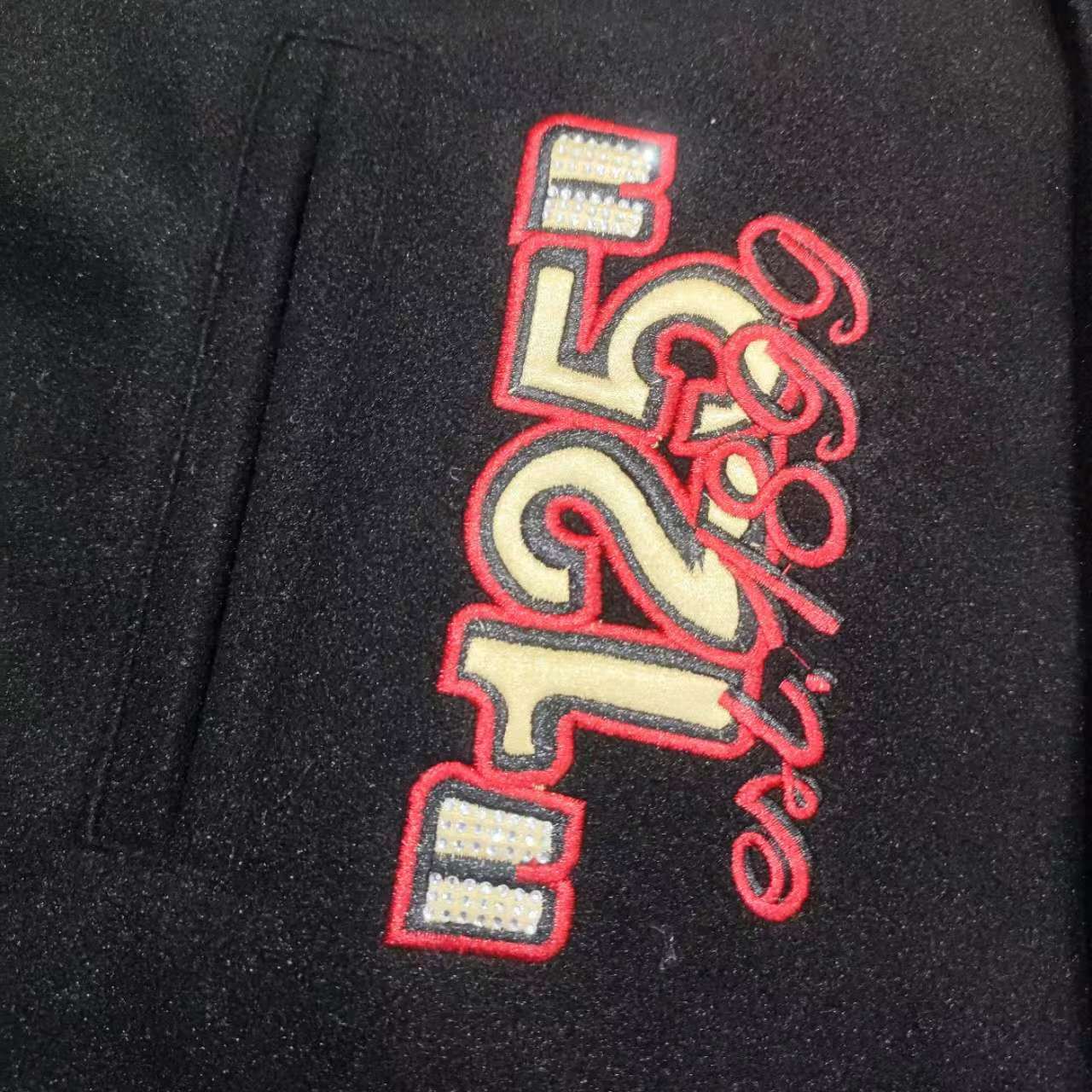 Off-White x Ac Milan 125th Anniversary Embroidered Varsity Jacket - PerfectKickZ