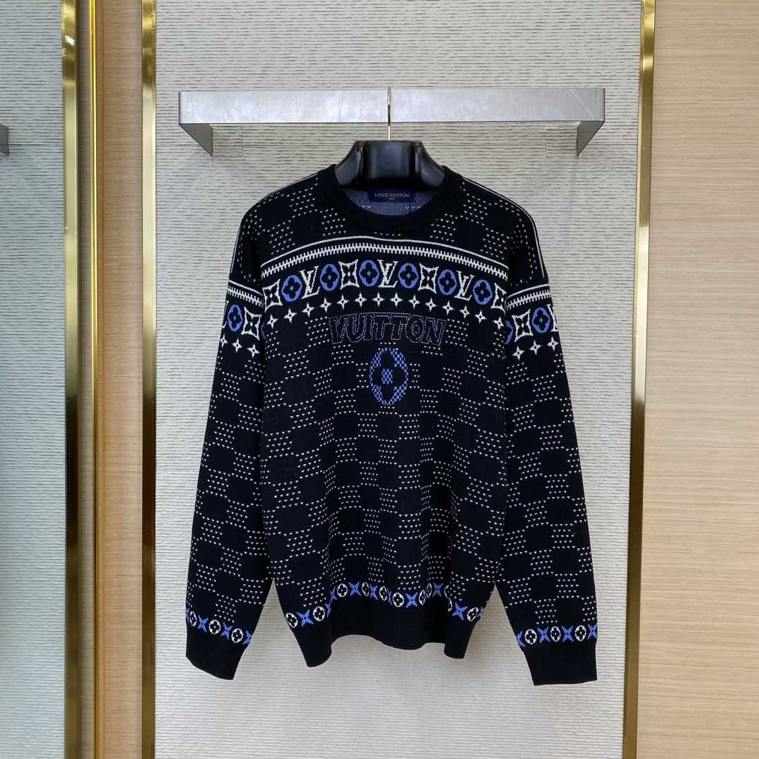 Louis Vuitton Jacquard Wool Pullover   1AGJU8 - PerfectKickZ