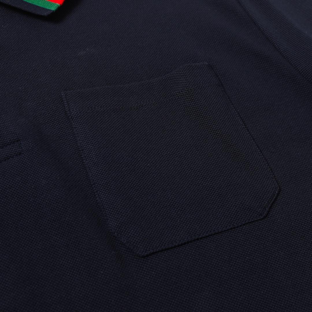 Gucci Cotton Polo Shirt With Web - PerfectKickZ