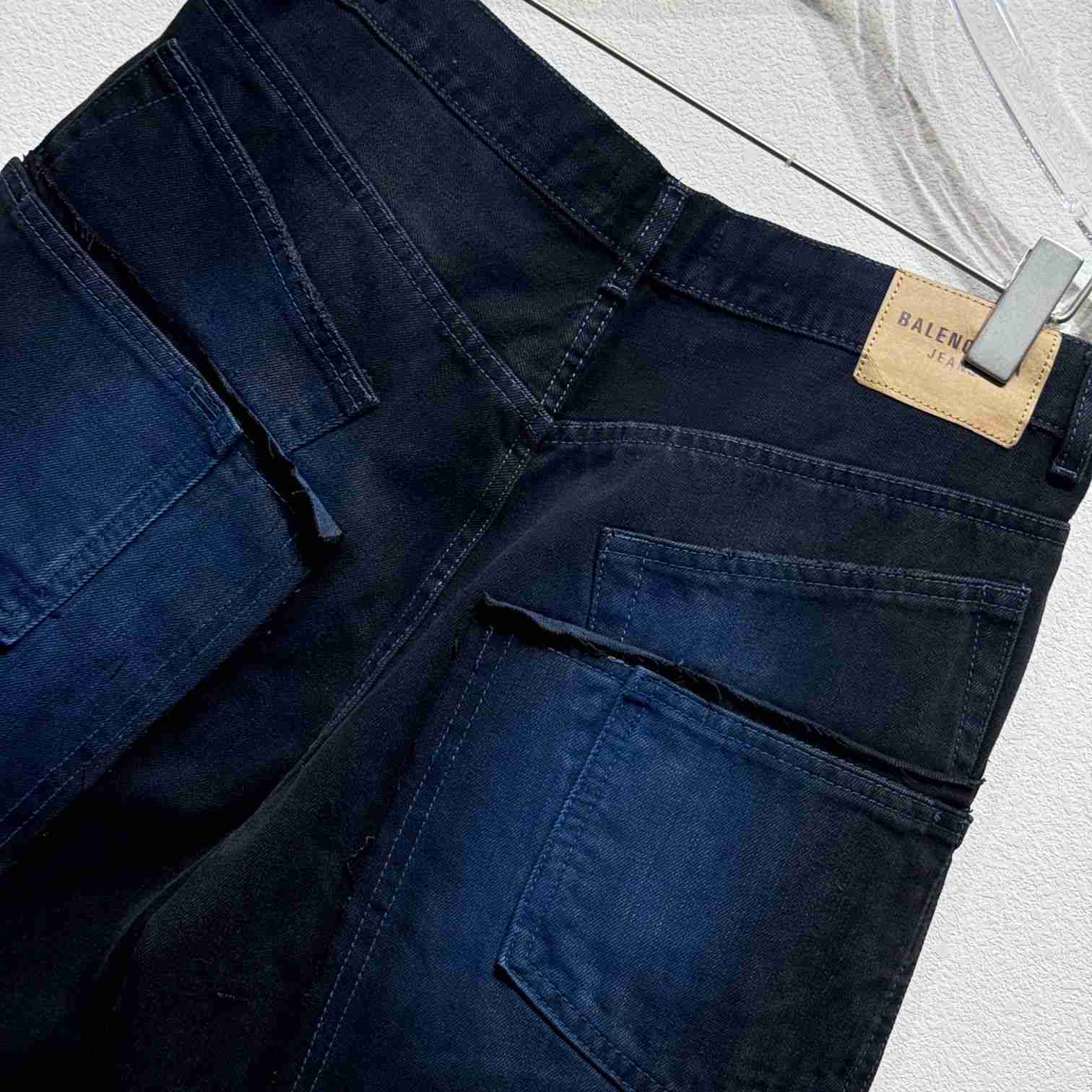 Balenciaga Double Knee Pants In Dark Blue  - PerfectKickZ