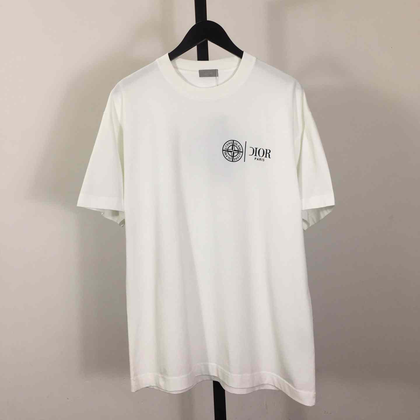 Dior And Stone Island T-Shirt - PerfectKickZ