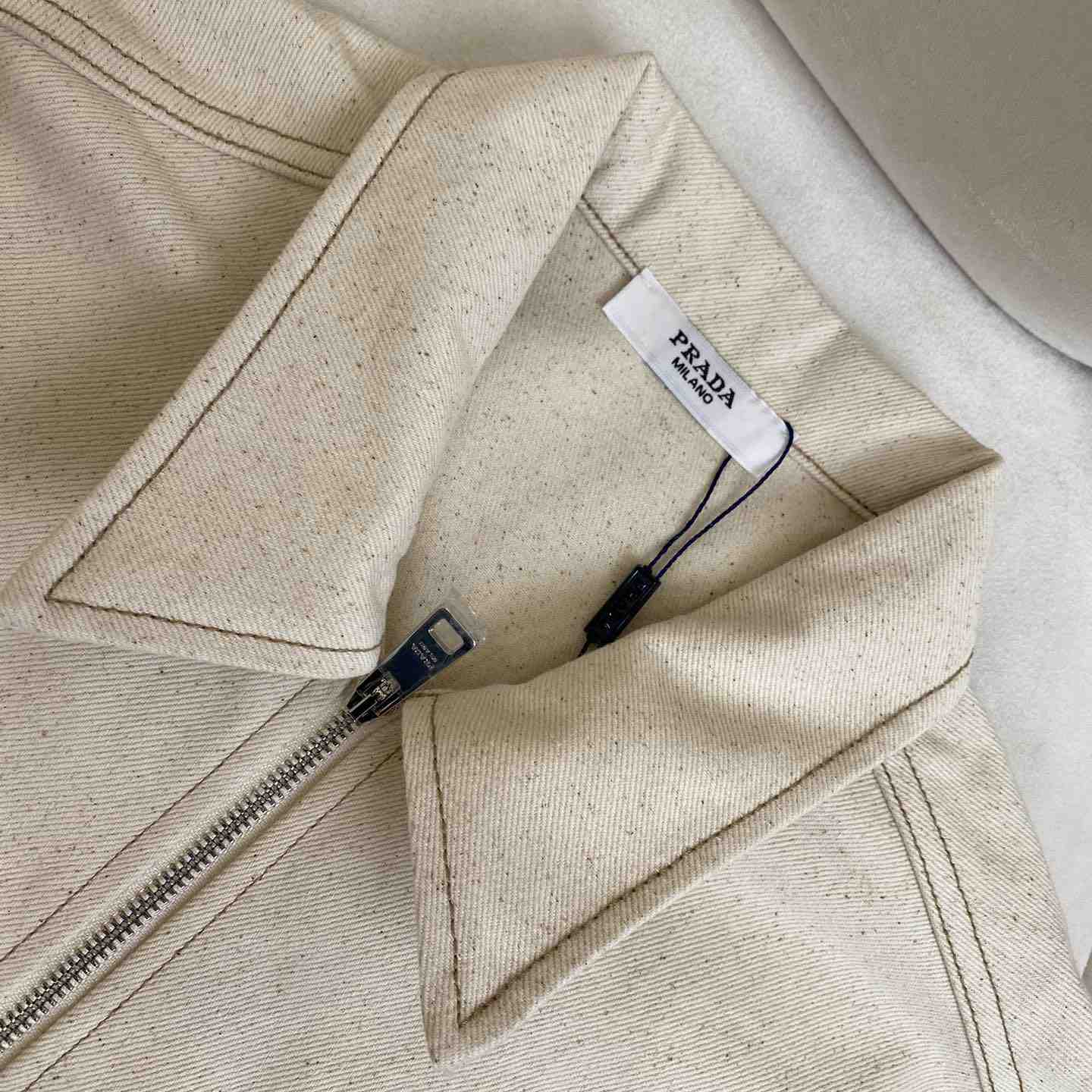 Prada Denim Blouson Jacket - PerfectKickZ
