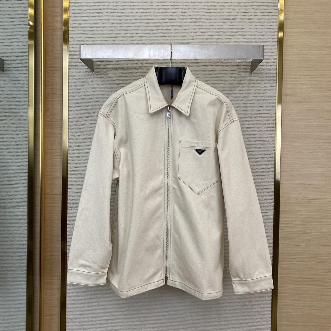 Prada Denim Blouson Jacket - PerfectKickZ