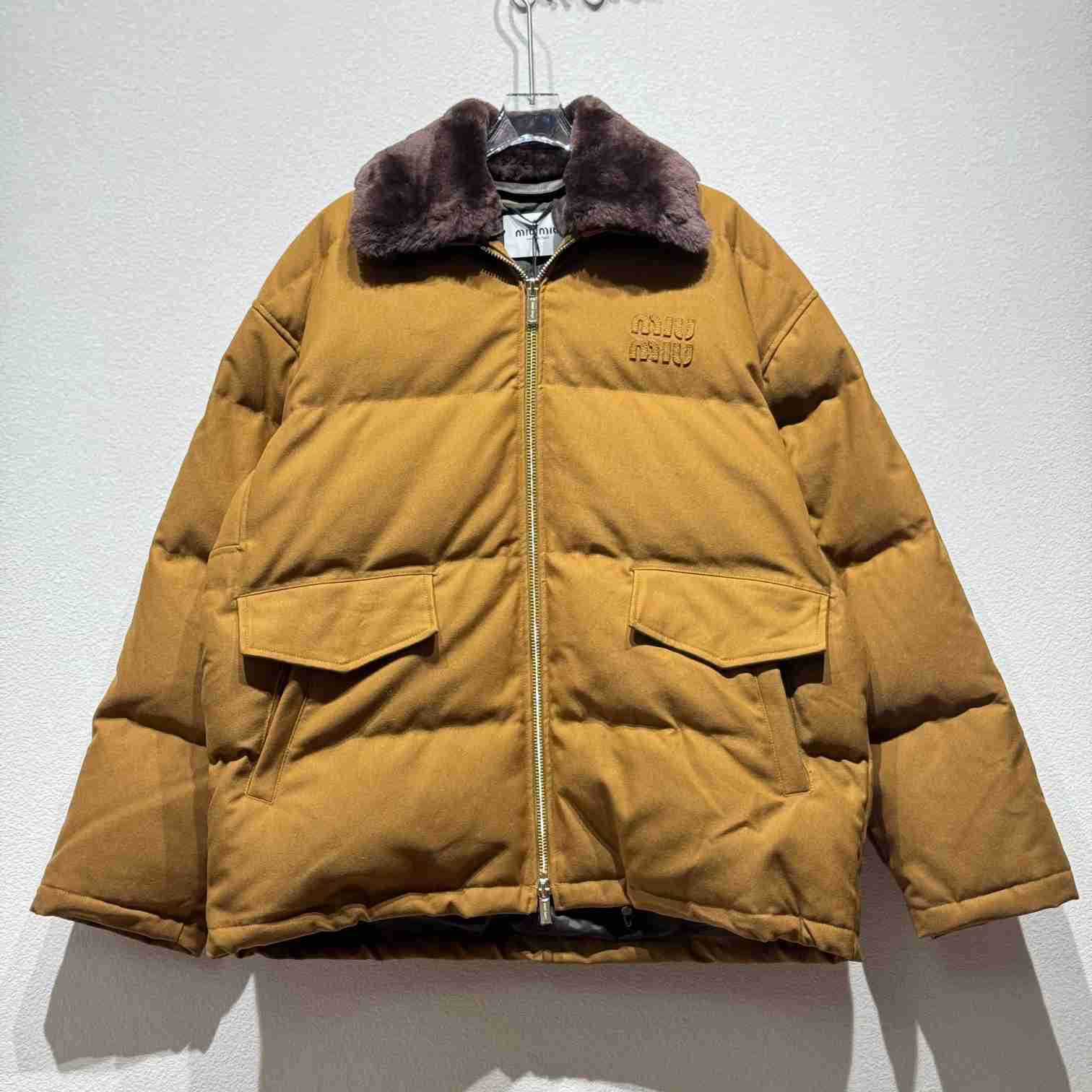 Miu Miu Gabardine Down Jacket - PerfectKickZ