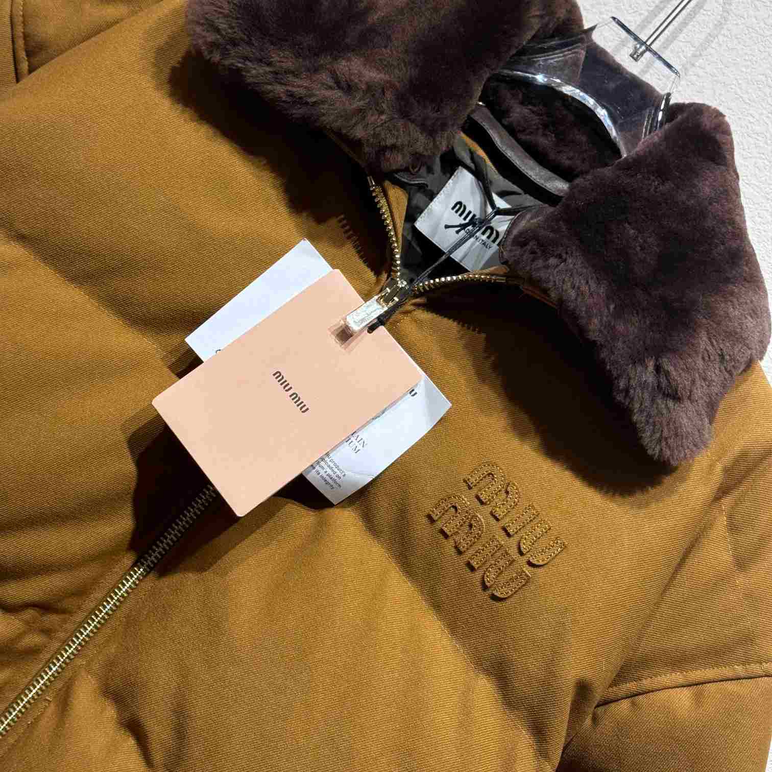 Miu Miu Gabardine Down Jacket - 