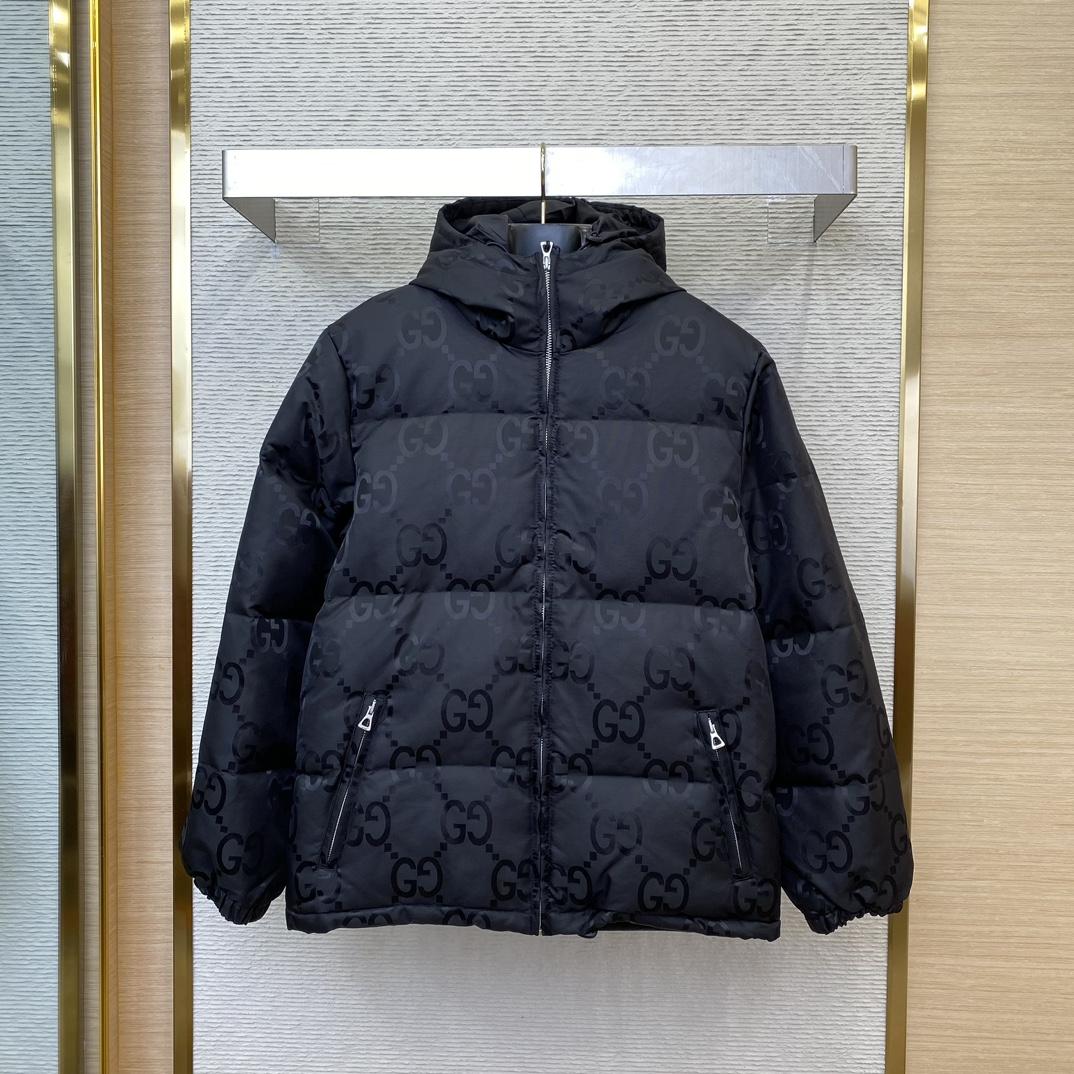 Gucci Jumbo Gg Canvas Jacket - PerfectKickZ