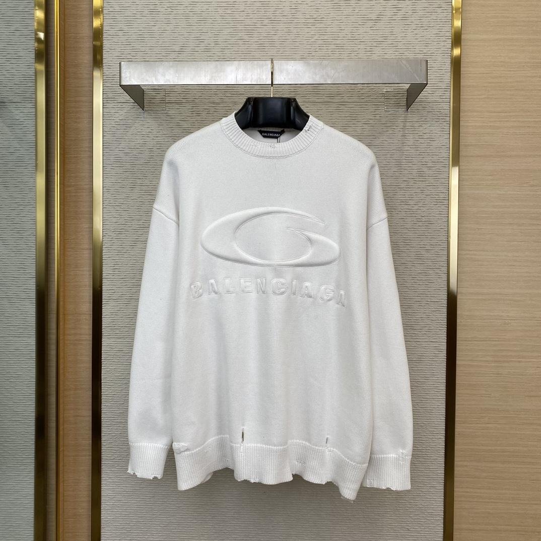 Balenciaga Logo-embossed Sweatshirt - PerfectKickZ