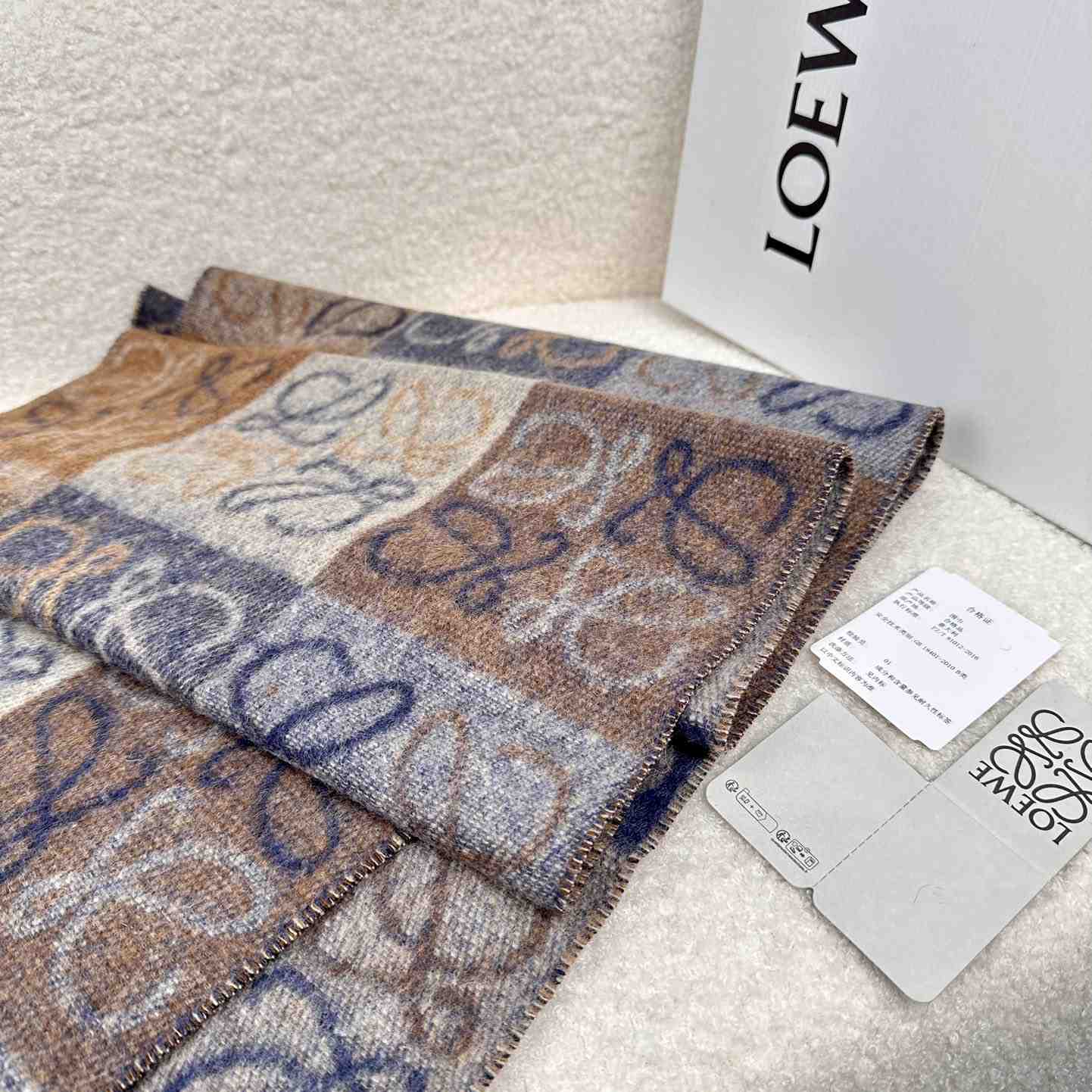 Loewe Scarf In Wool And Cashmere - PerfectKickZ