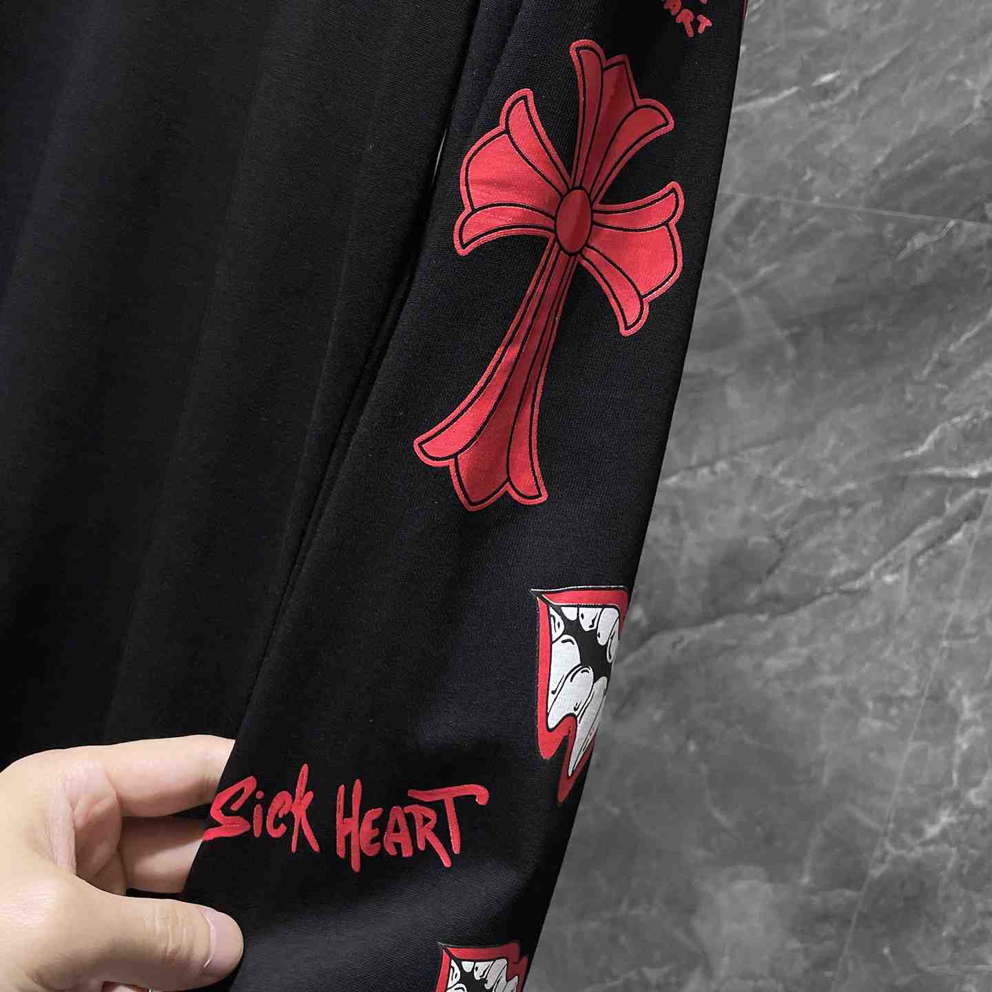 Chrome Hearts Matty Boy Long-sleeved Tee - PerfectKickZ
