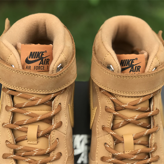 Nike Air Force1 Wheat Sneaker   DJ9158-200  - PerfectKickZ