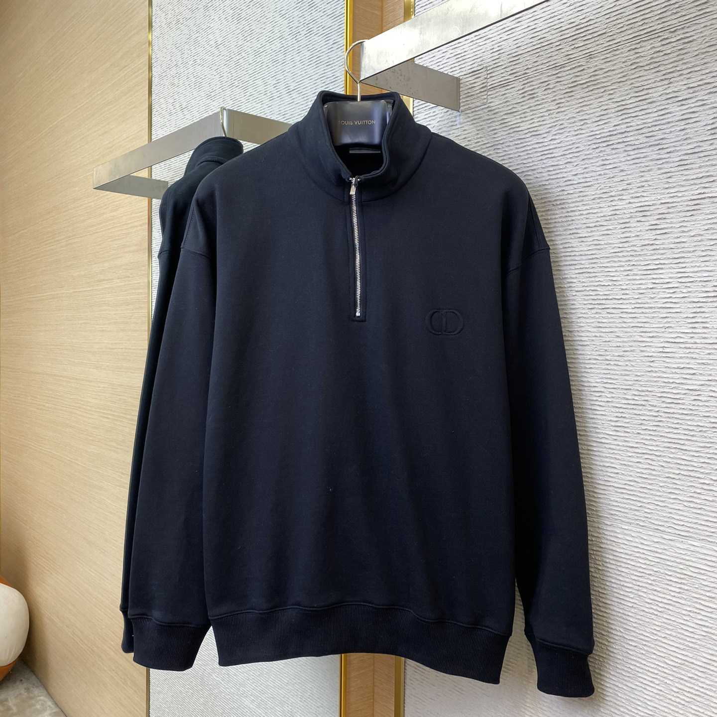 Dior CD Icon Half-Zip Sweatshirt   - PerfectKickZ