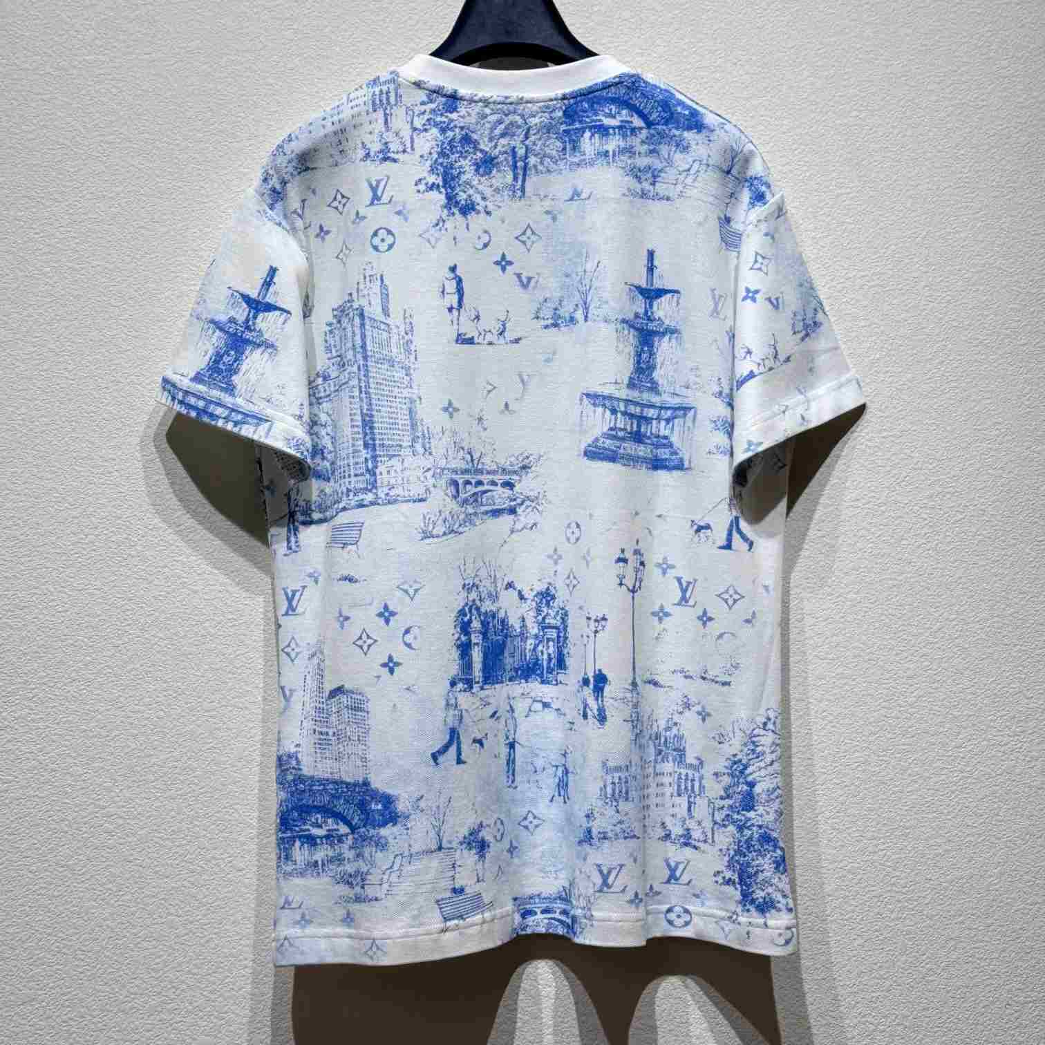 Louis Vuitton Printed Cotton Pique T-Shirt - PerfectKickZ