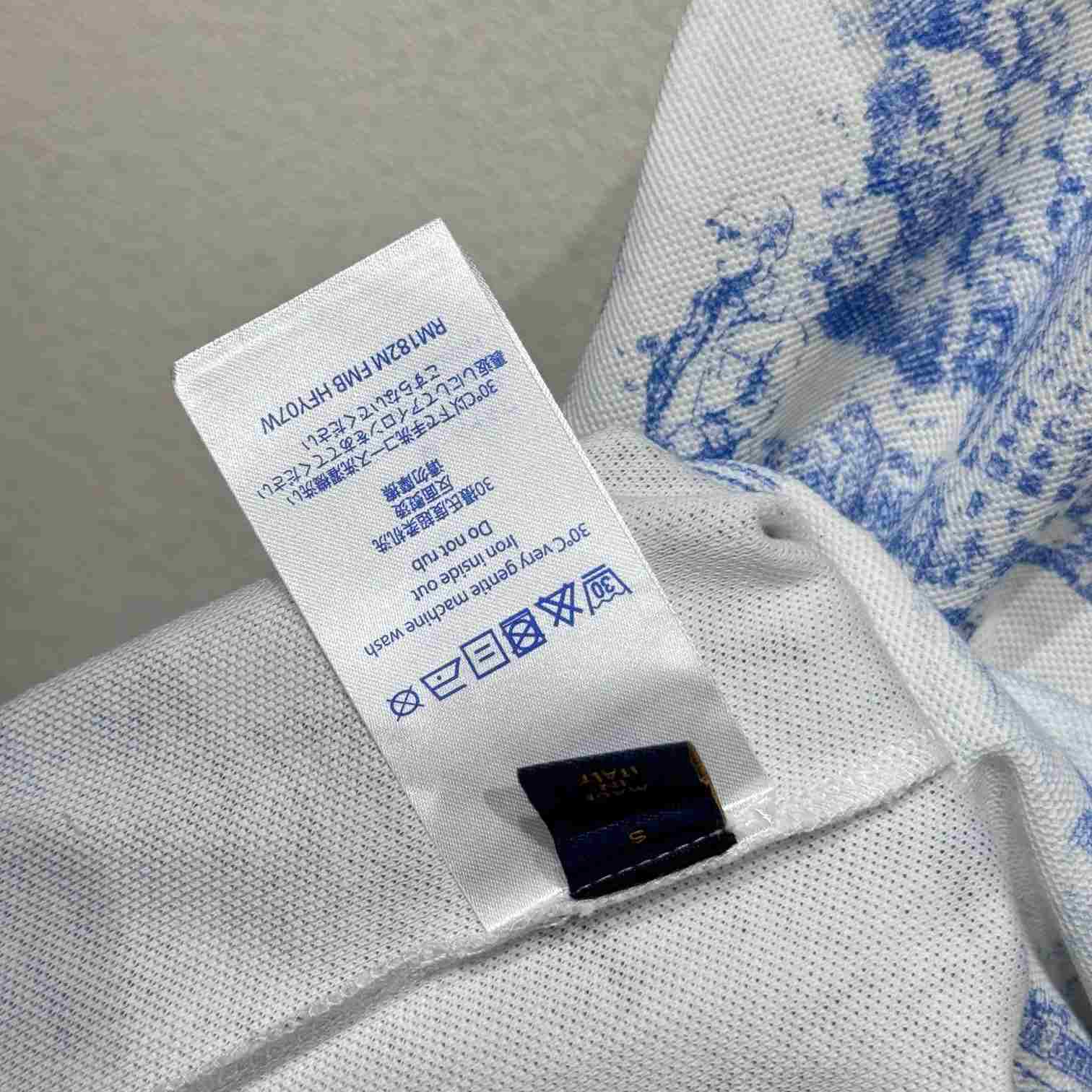 Louis Vuitton Printed Cotton Pique T-Shirt - PerfectKickZ