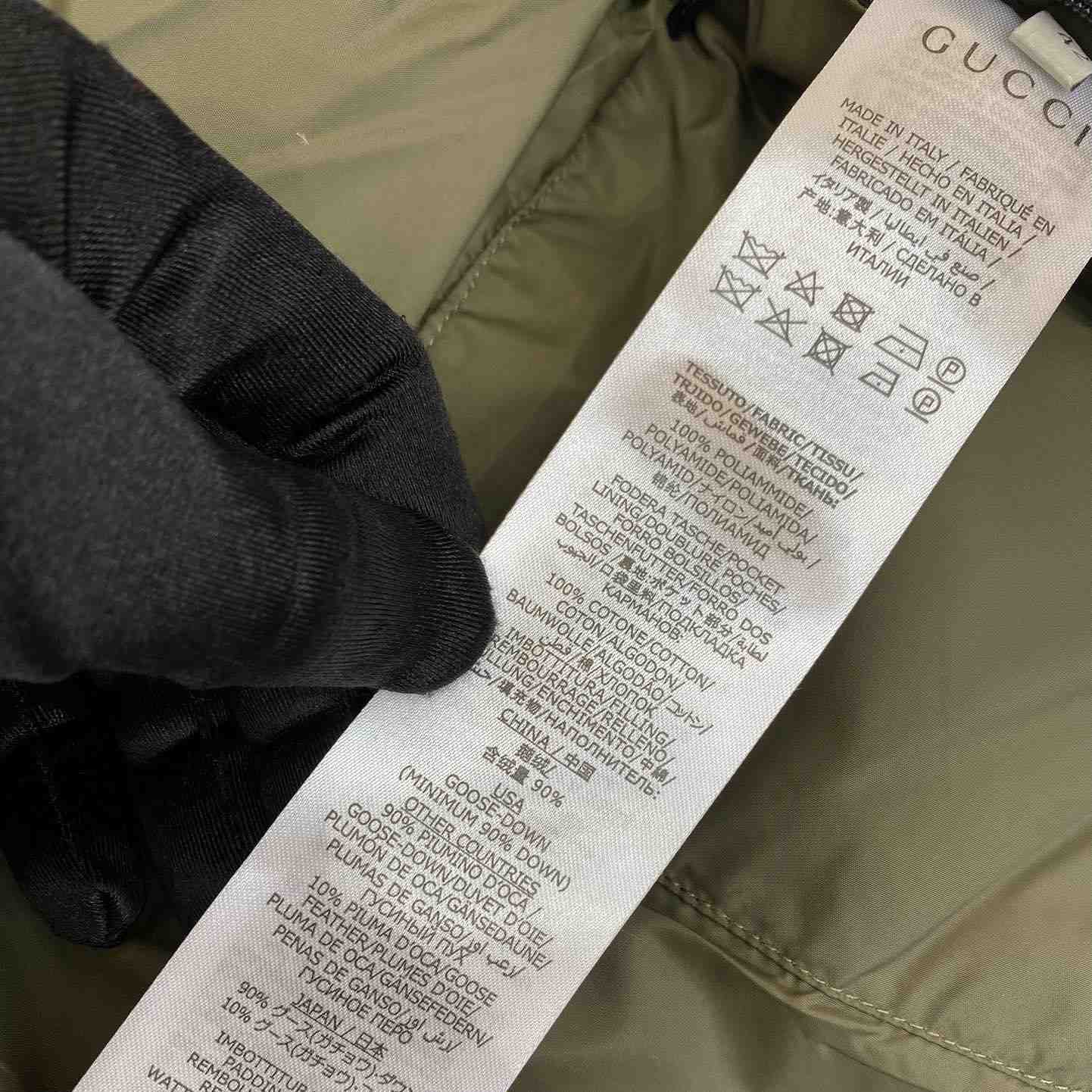 Gucci Jumbo Gg Canvas Down Jacket - PerfectKickZ