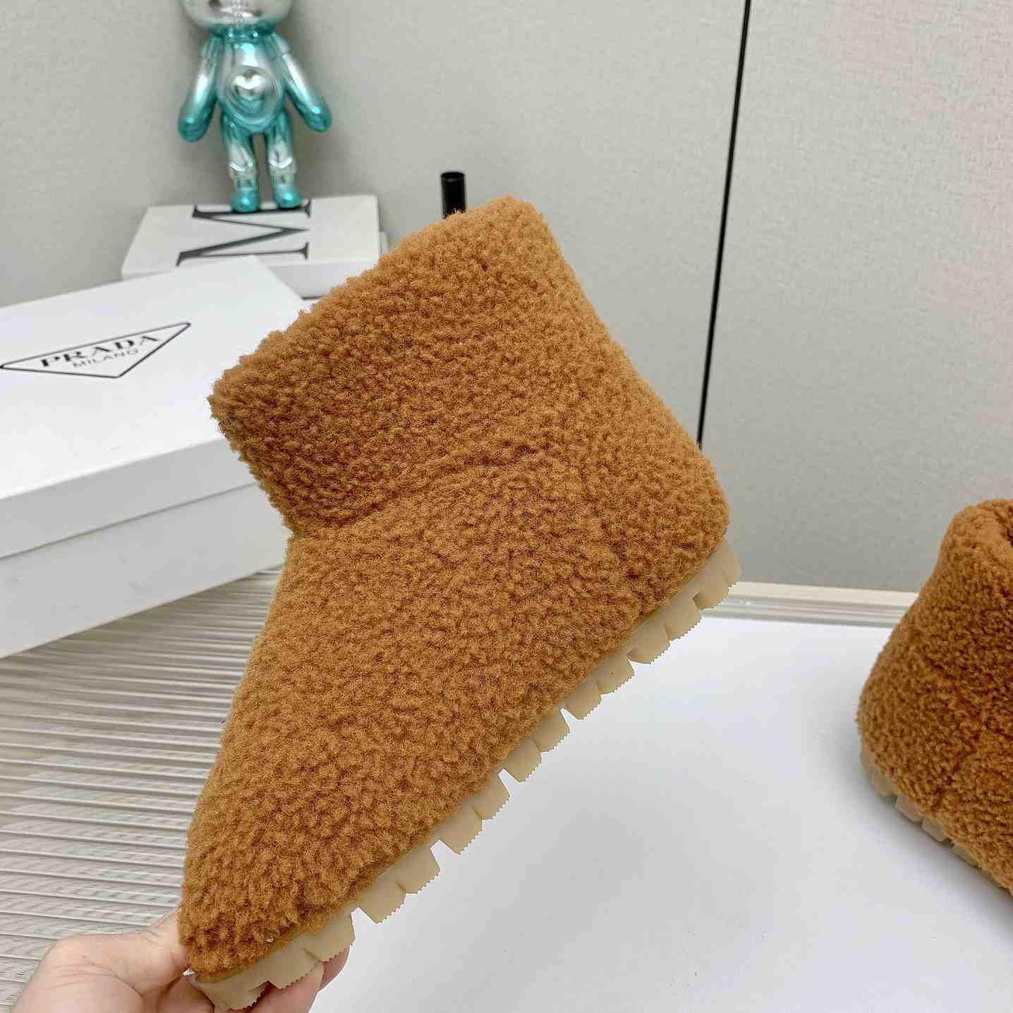 Prada Shearling Booties - PerfectKickZ