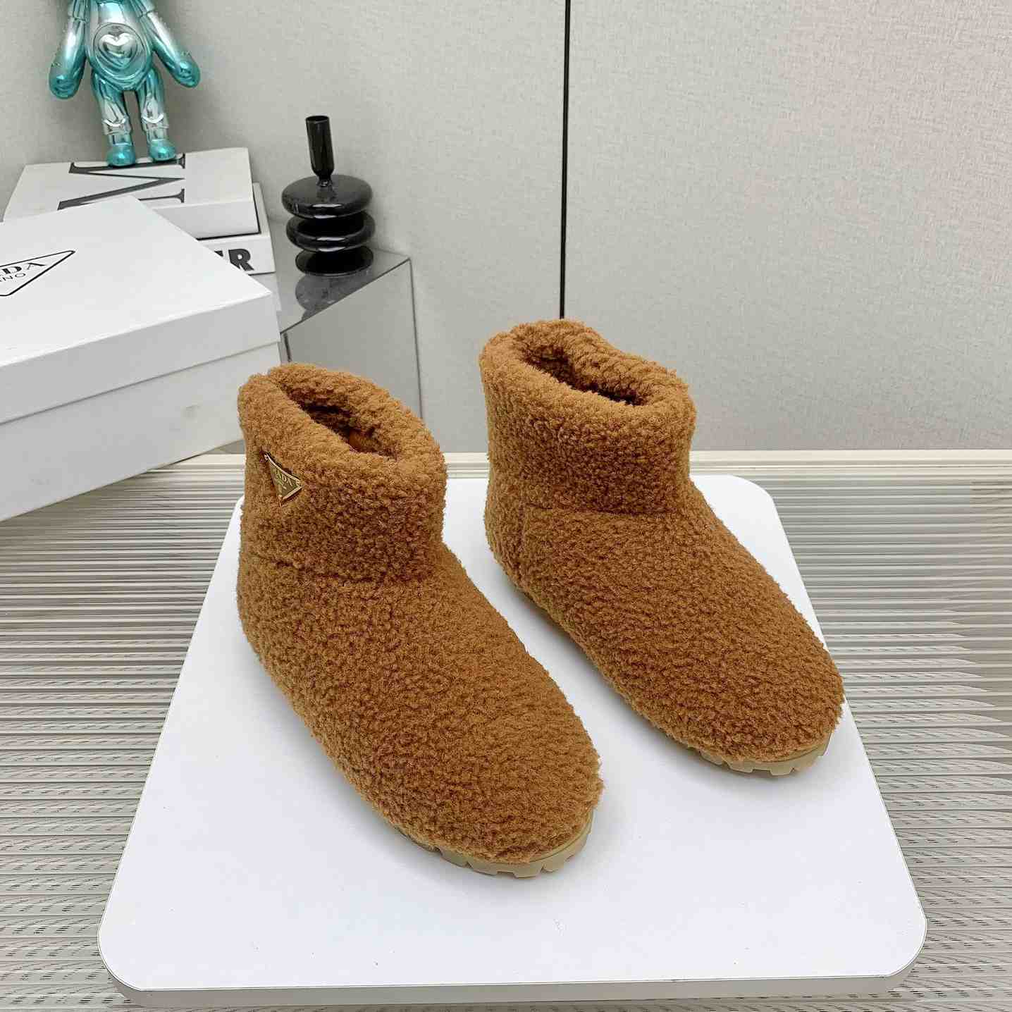 Prada Shearling Booties - PerfectKickZ