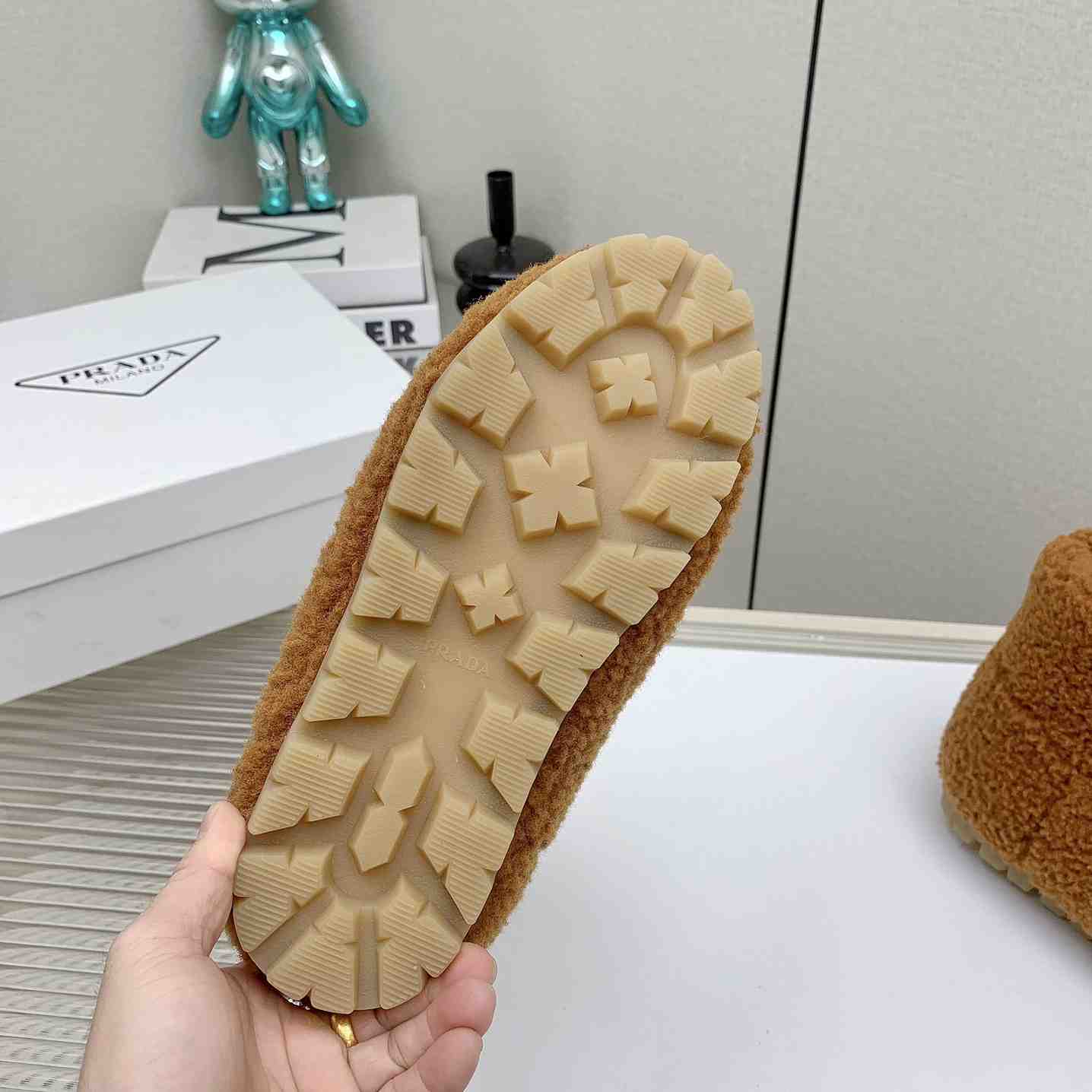 Prada Shearling Booties - PerfectKickZ