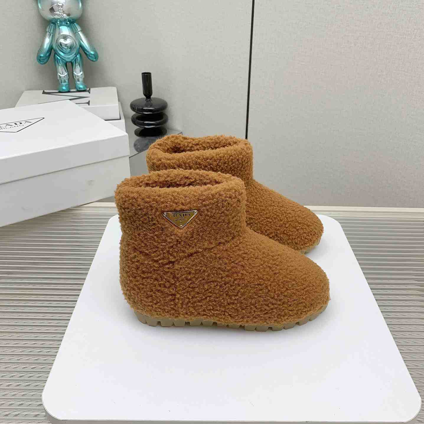 Prada Shearling Booties - PerfectKickZ
