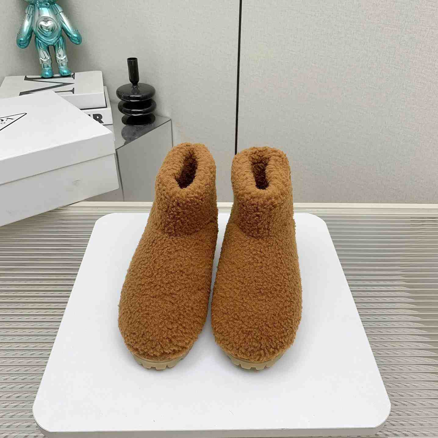 Prada Shearling Booties - PerfectKickZ