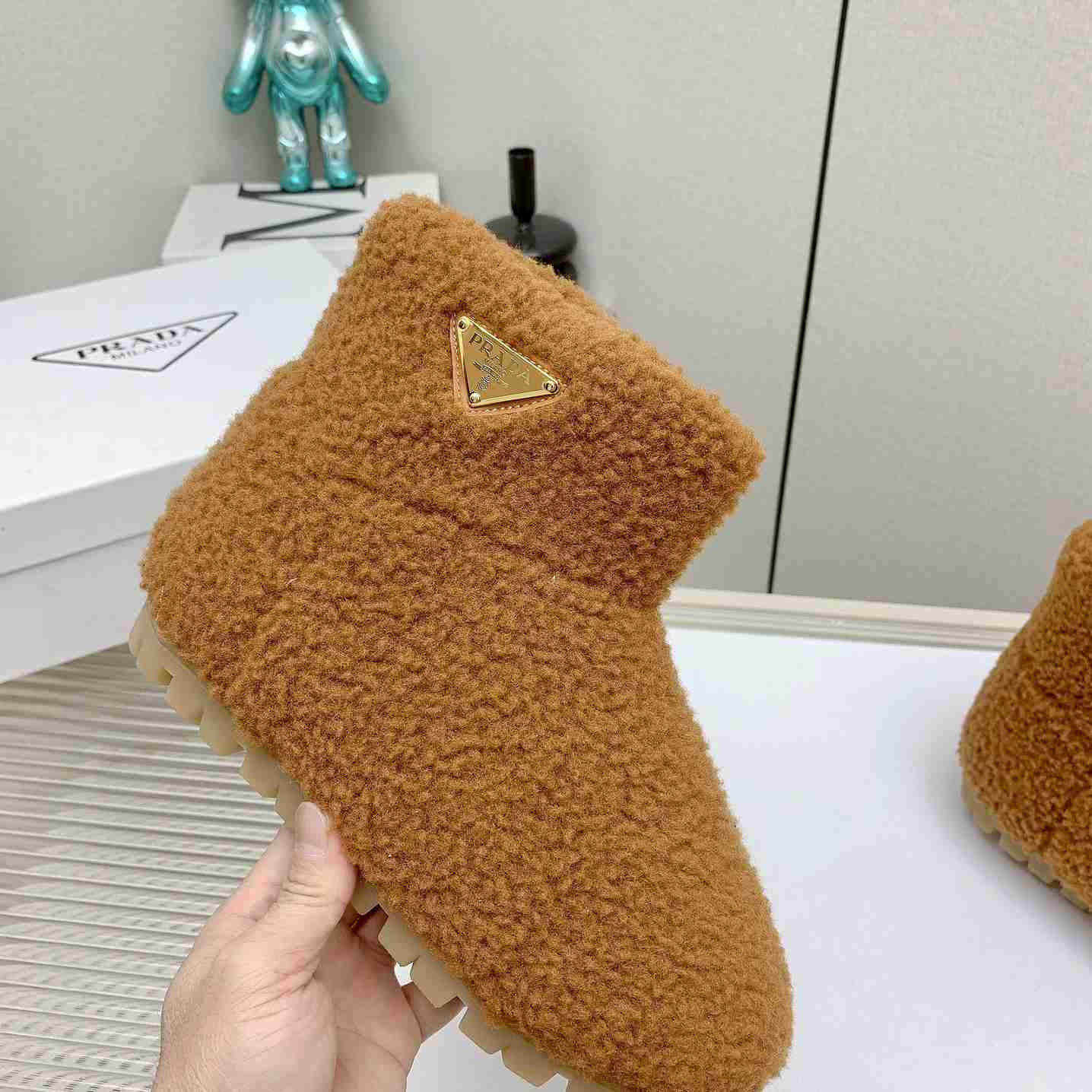 Prada Shearling Booties - PerfectKickZ