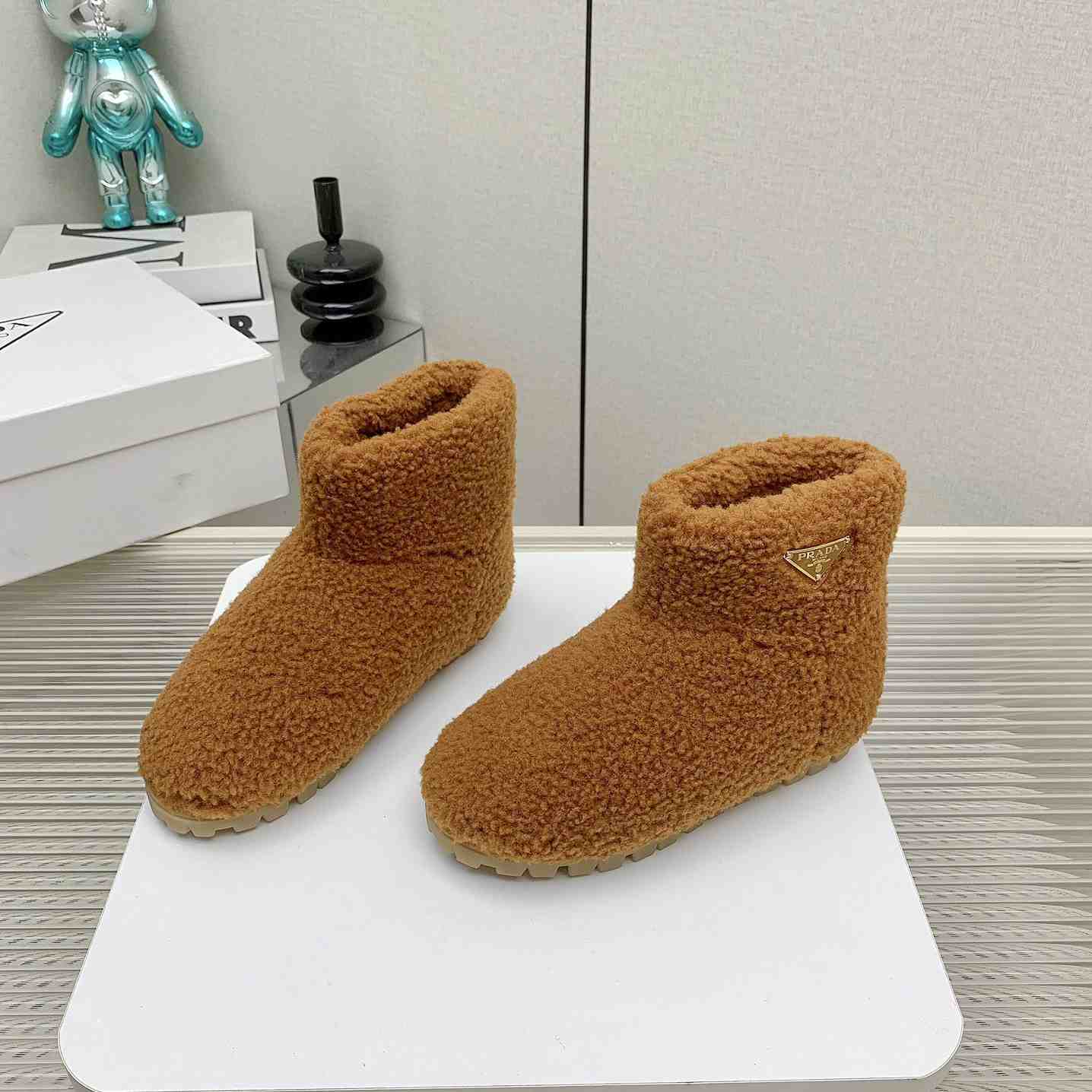 Prada Shearling Booties - PerfectKickZ