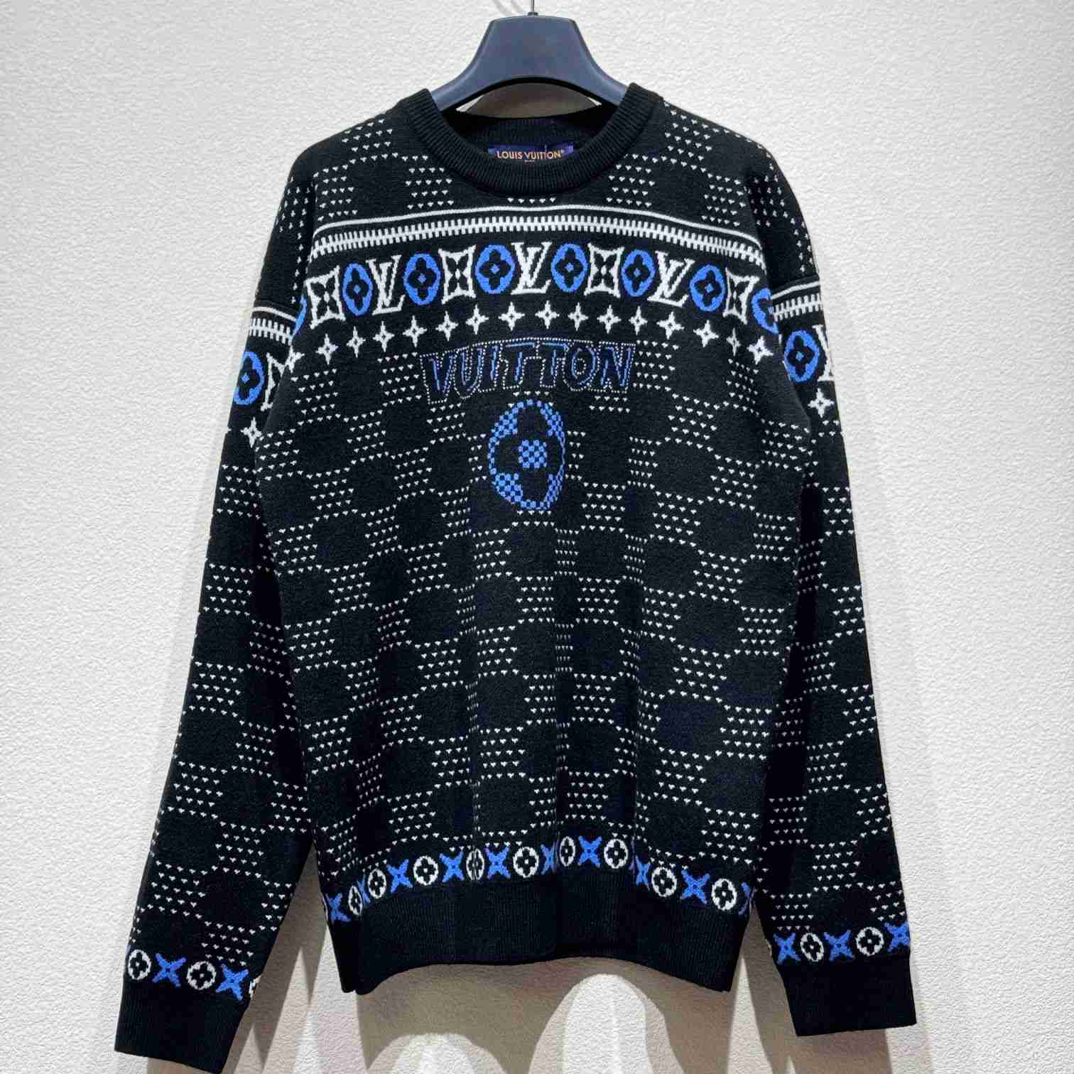 Louis Vuitton Jacquard Wool Pullover - PerfectKickZ