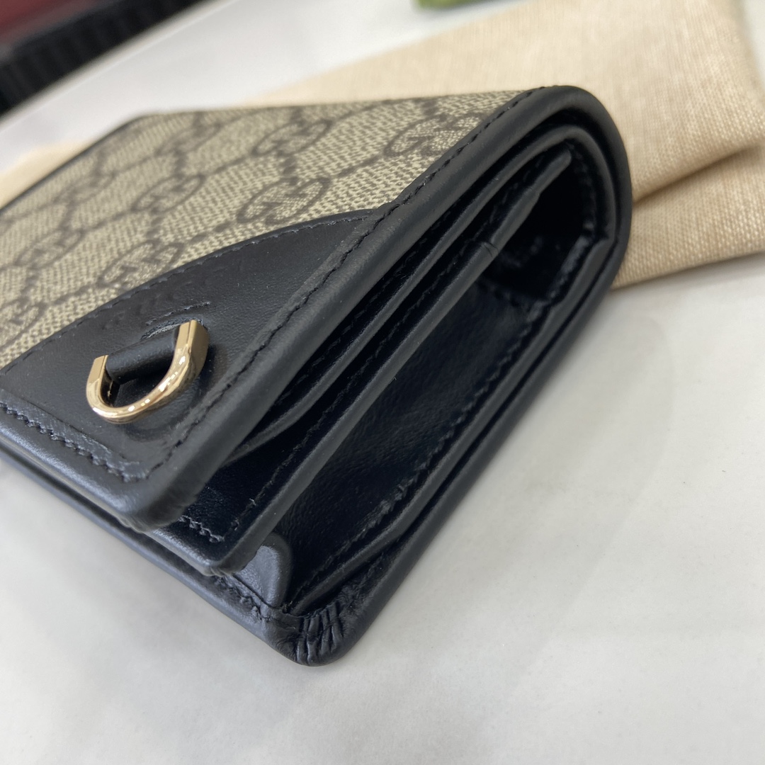 Gucci GG Emblem Mini Wallet - PerfectKickZ