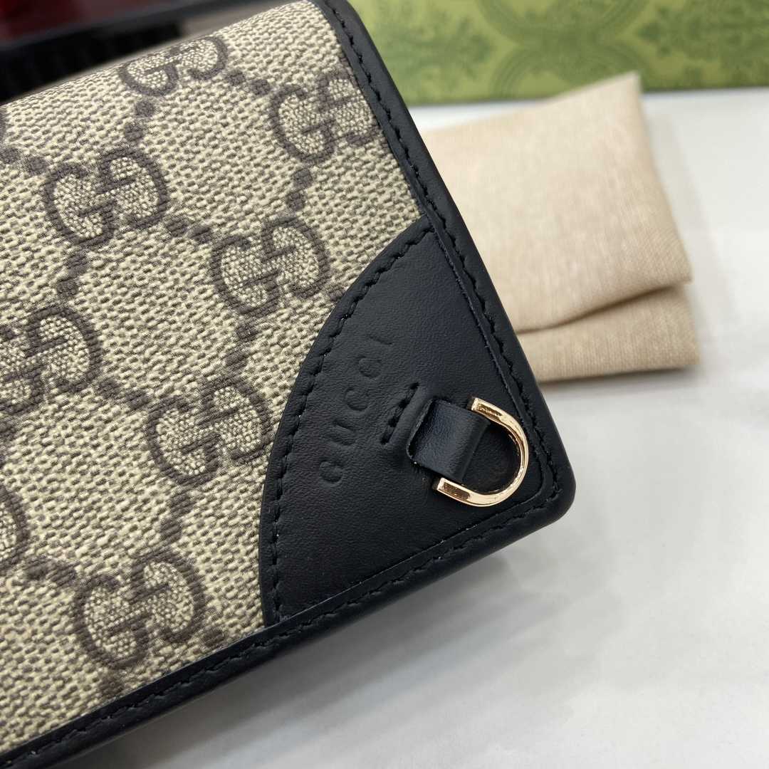 Gucci GG Emblem Mini Wallet - PerfectKickZ
