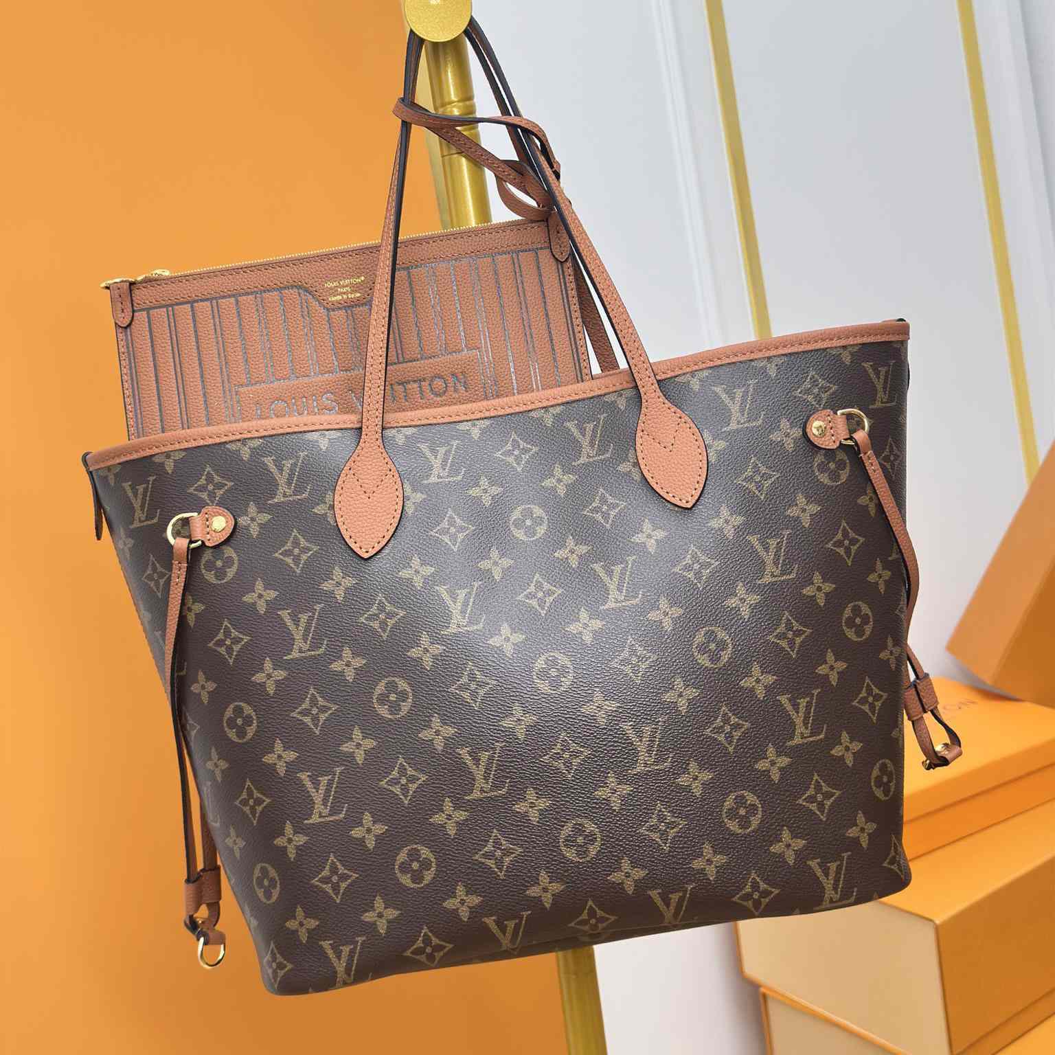 Louis Vuitton Neverfull Inside Out MM   M12061 - PerfectKickZ