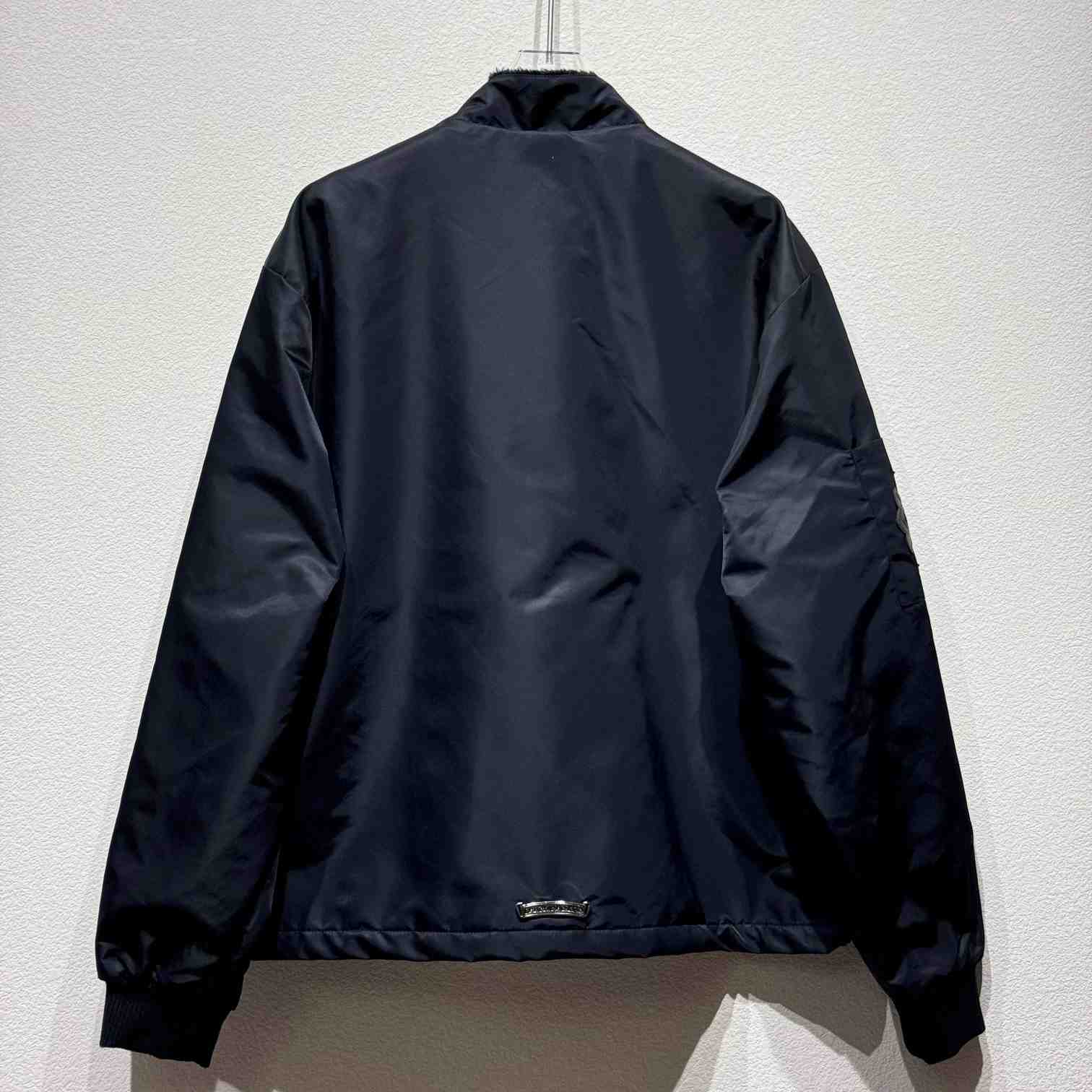 Chrome Hearts Cross Patch Cobra Racing Nylon Jacket 'Black' - PerfectKickZ