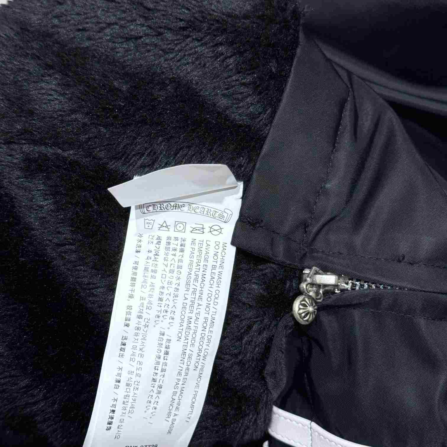 Chrome Hearts Cross Patch Cobra Racing Nylon Jacket 'Black' - PerfectKickZ