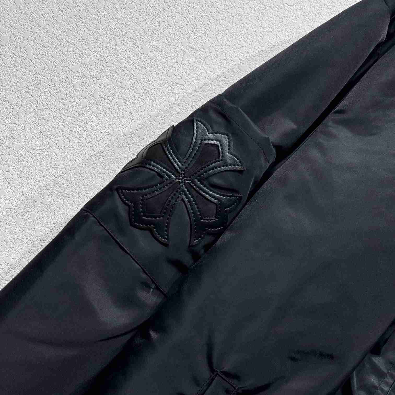 Chrome Hearts Cross Patch Cobra Racing Nylon Jacket 'Black' - PerfectKickZ